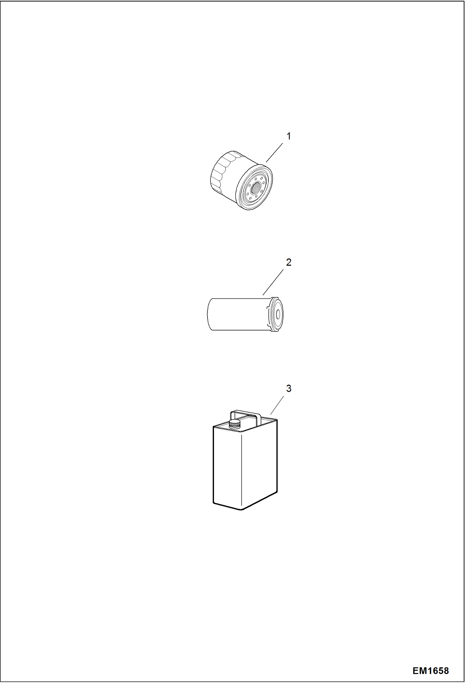 Схема запчастей Bobcat 319 - SCHEDULED MAINTENANCE ITEMS (500 Hours) MAINTENANCE ITEMS