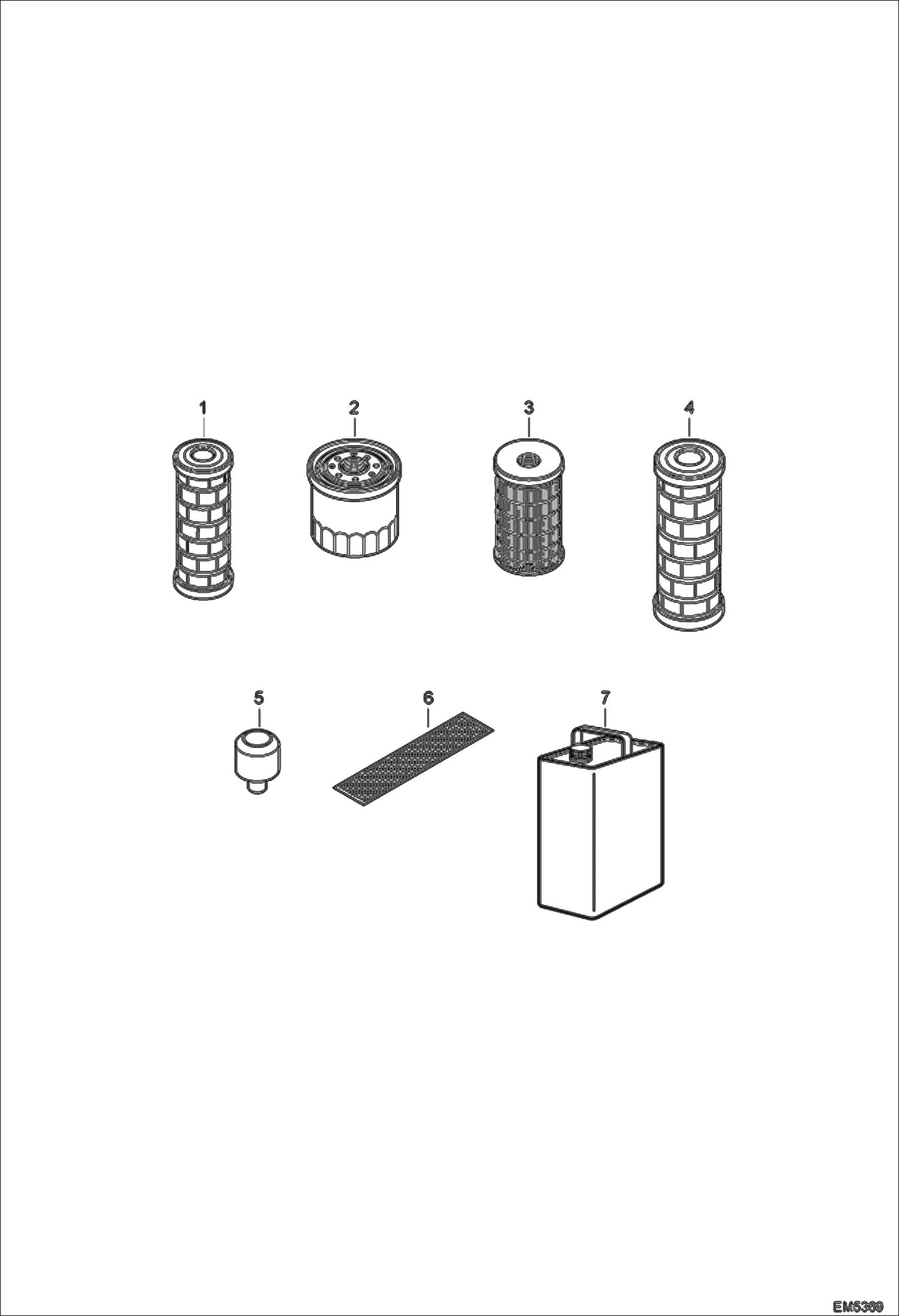 Схема запчастей Bobcat T3571 - SCHEDULED MAINTENANCE ITEMS (Every 500 Hours) MAINTENANCE ITEMS