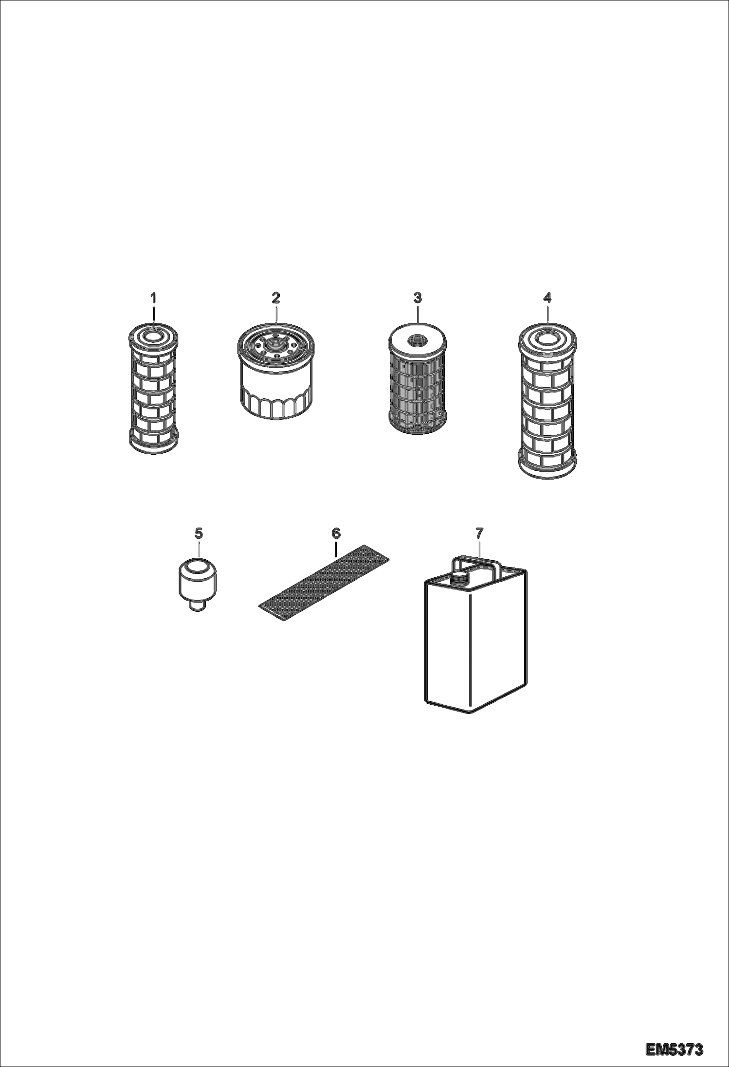 Схема запчастей Bobcat T35120L - SCHEDULED MAINTENANCE ITEMS (Every 500 Hours) MAINTENANCE ITEMS
