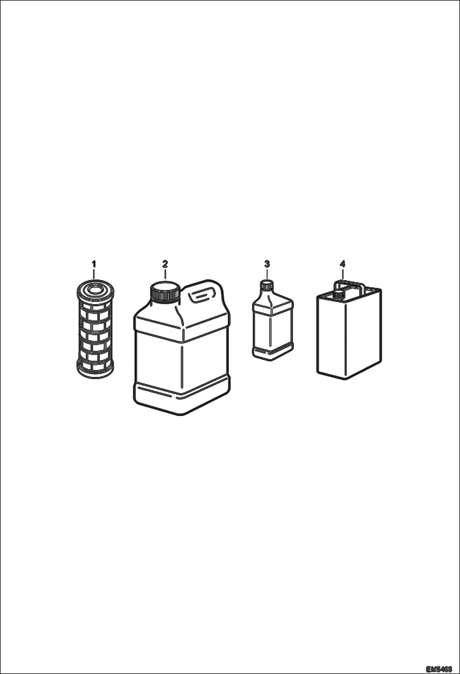 Схема запчастей Bobcat V518 - SCHEDULED MAINTENANCE ITEMS (Every 1000 Hours Or Every 12 Months) MAINTENANCE ITEMS