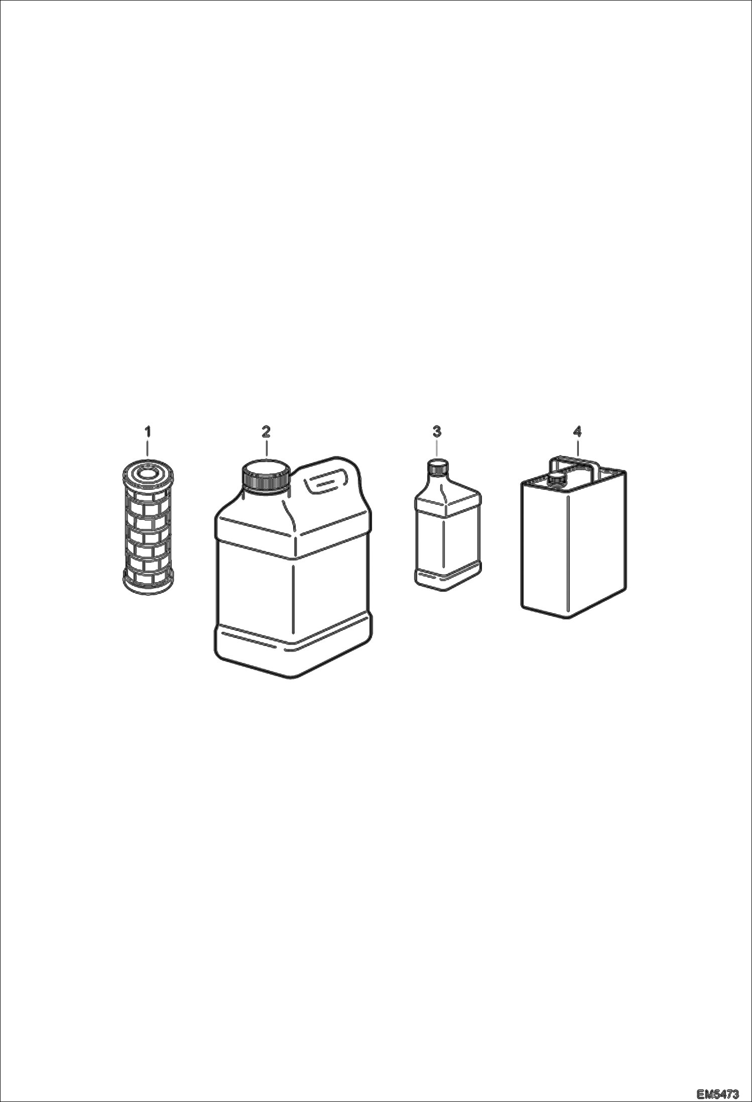 Схема запчастей Bobcat V723 - SCHEDULED MAINTENANCE ITEMS (Every 1000 Hours Or Every 12 Months) MAINTENANCE ITEMS