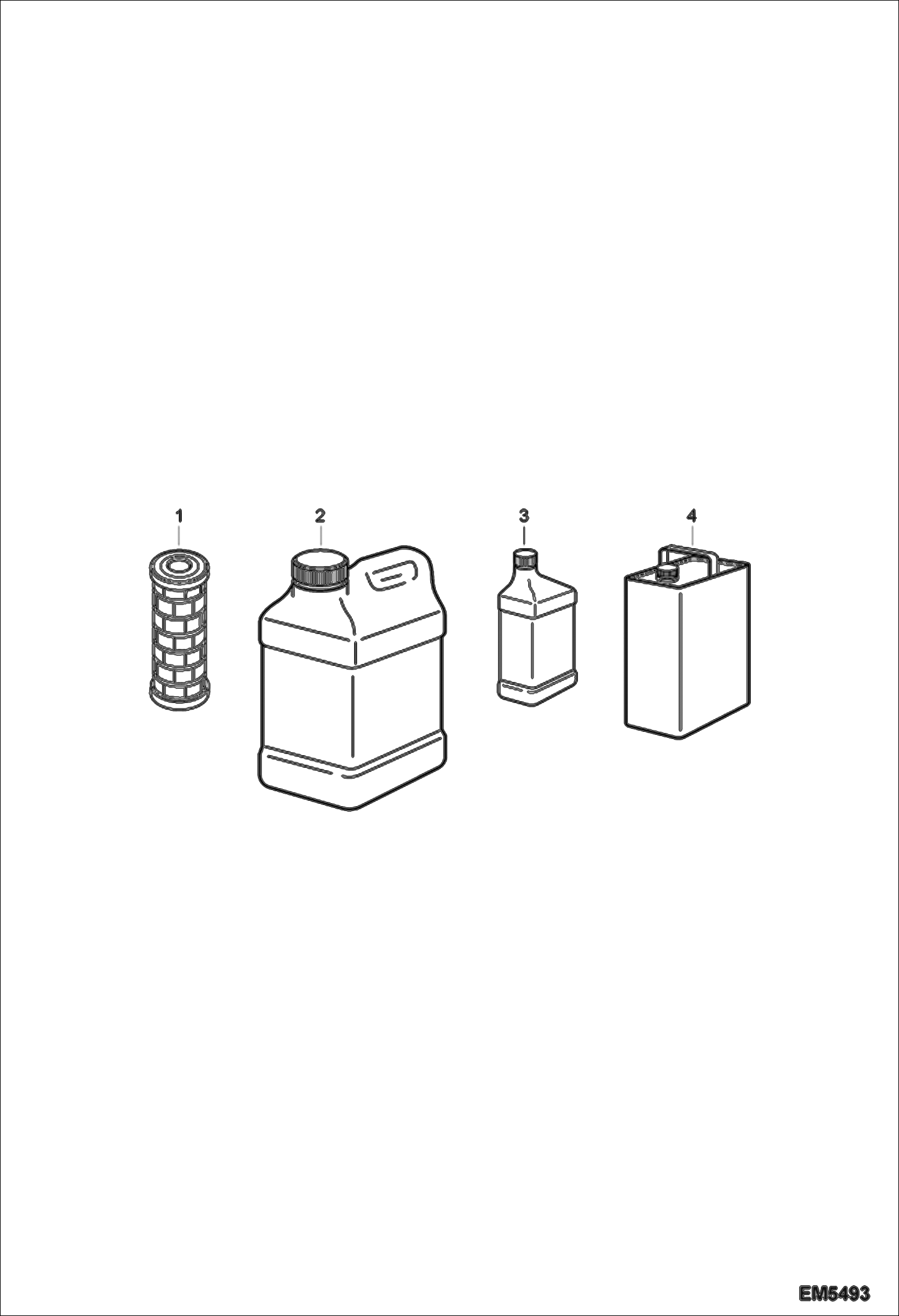 Схема запчастей Bobcat V518 - SCHEDULED MAINTENANCE ITEMS (Every 1000 Hours Or Every 12 Months) MAINTENANCE ITEMS