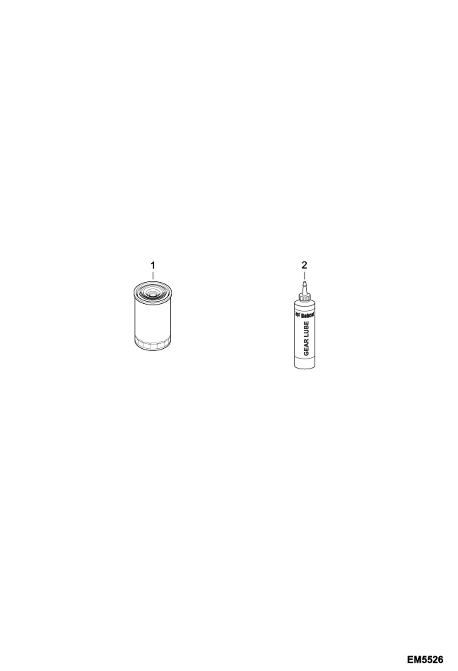 Схема запчастей Bobcat E80 - SCHEDULED MAINTENANCE ITEMS (First 100 Hours US) MAINTENANCE ITEMS