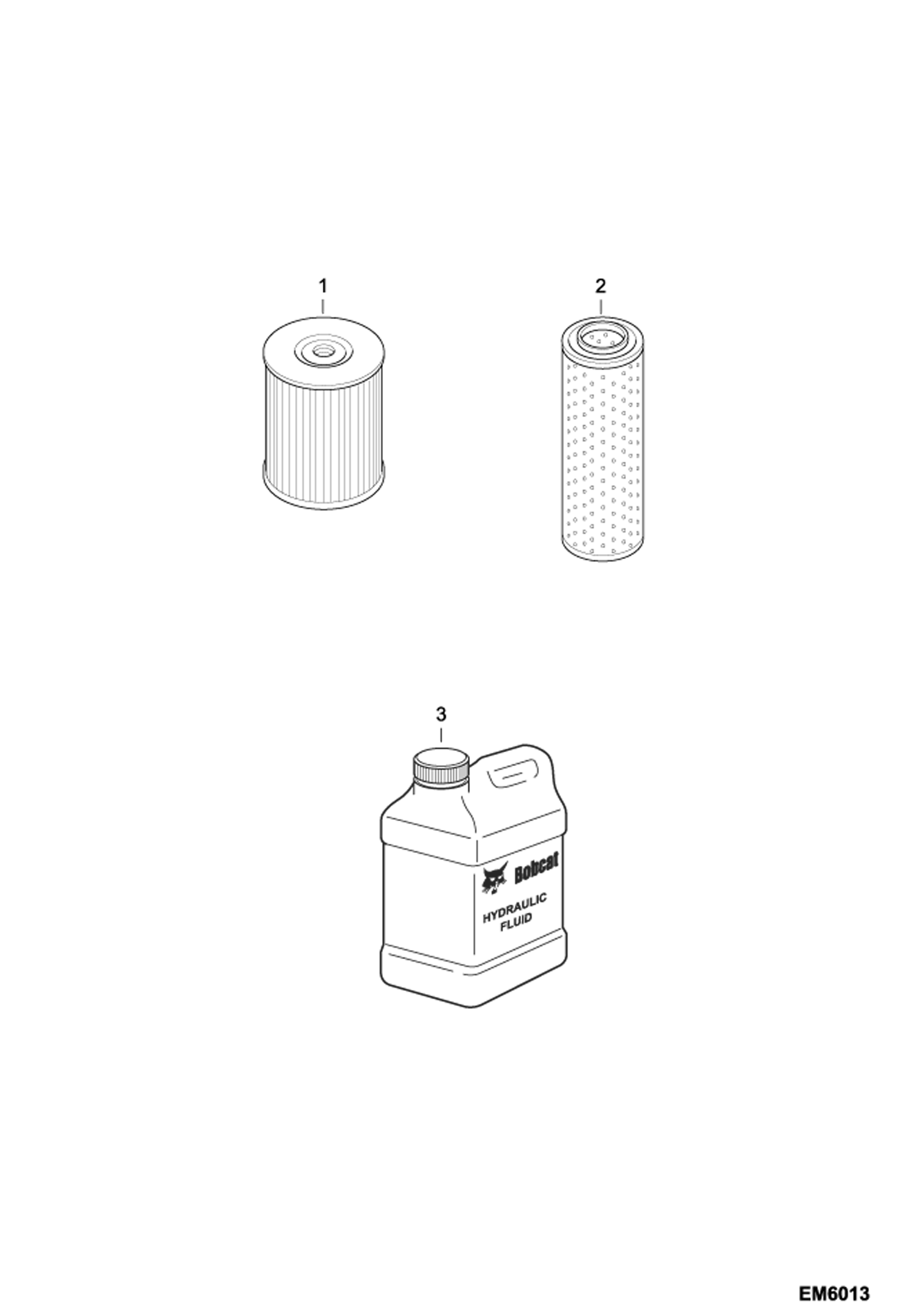 Схема запчастей Bobcat E85 - SCHEDULED MAINTENANCE ITEMS (Every 2000 Hours Or Every 12 Months US) MAINTENANCE ITEMS