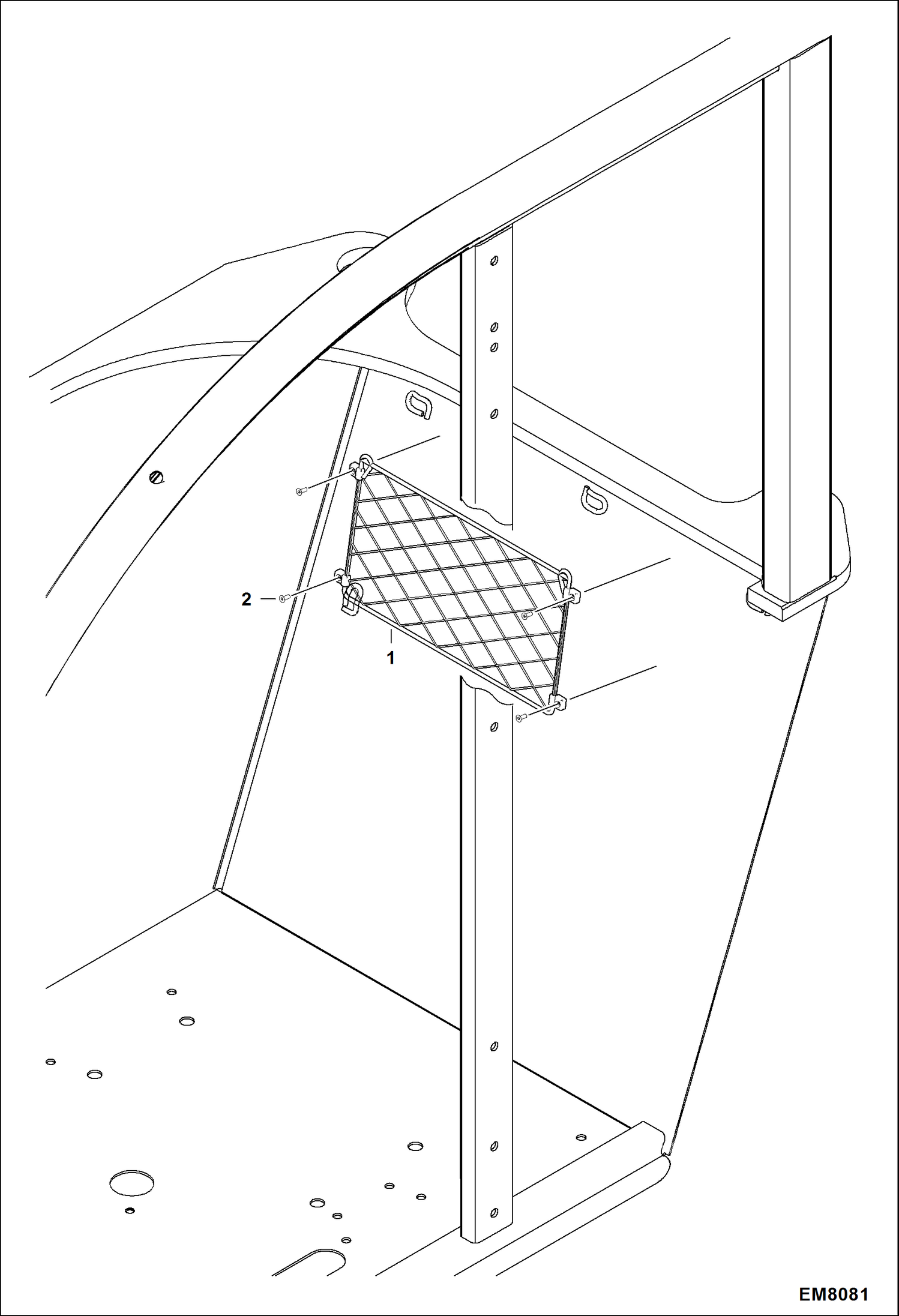 Схема запчастей Bobcat TL360 - STORAGE NET (Manuals) ACCESSORIES & OPTIONS