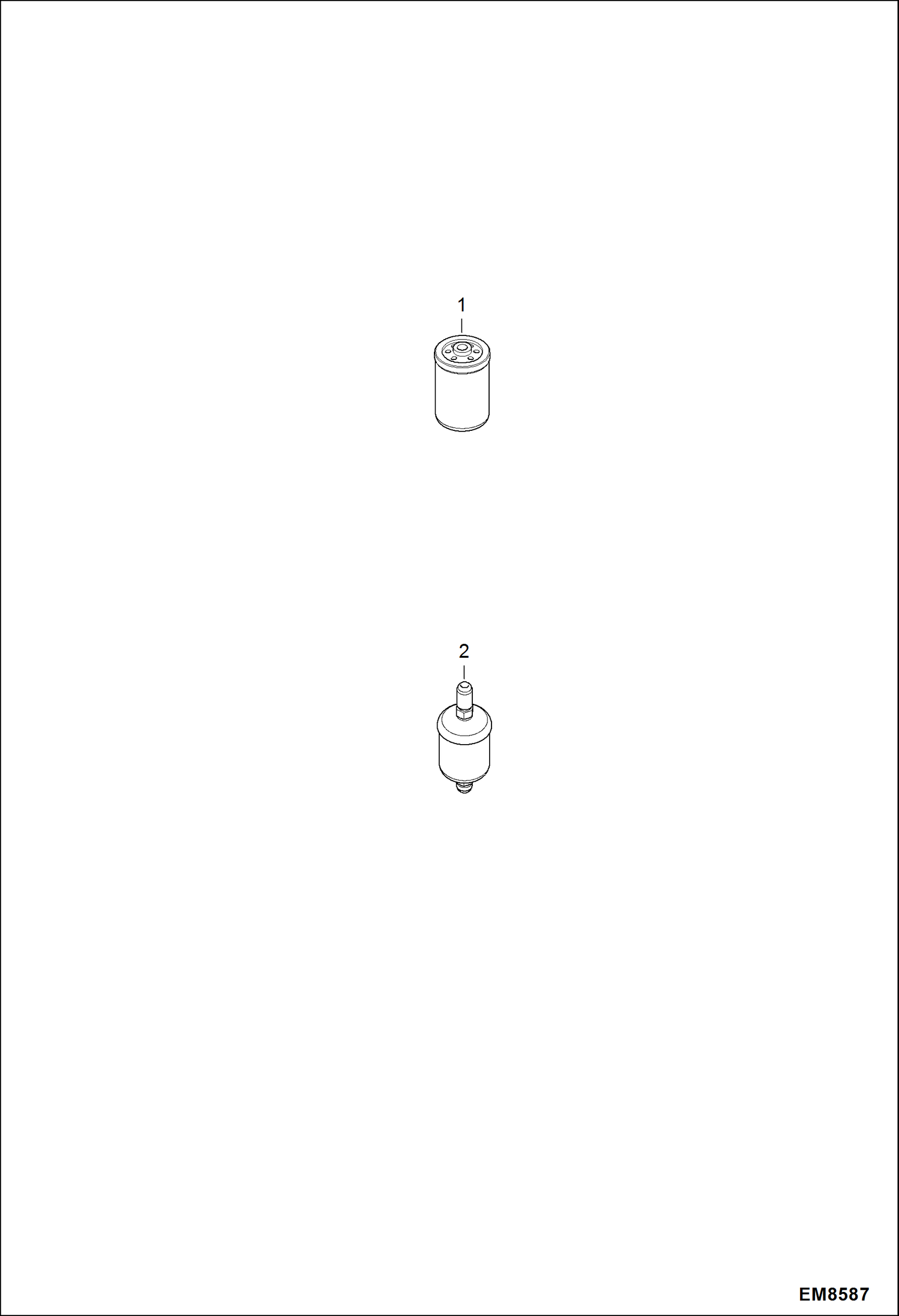 Схема запчастей Bobcat S-Series - SCHEDULED MAINTENANCE ITEMS (500 Hours) MAINTENANCE ITEMS