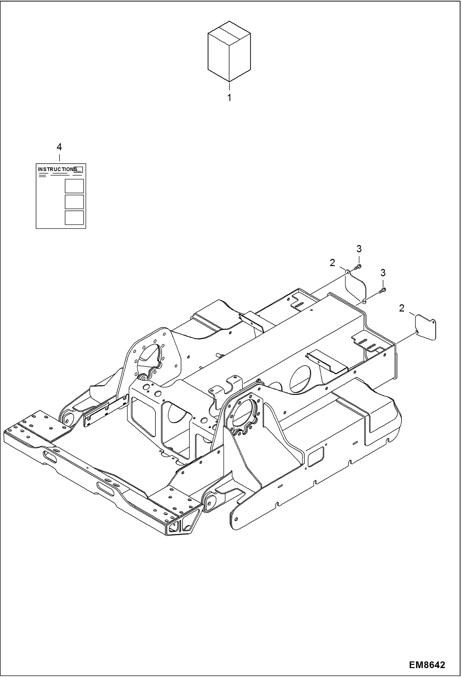 Схема запчастей Bobcat T-Series - ACCESS COVER KIT ACCESSORIES & OPTIONS