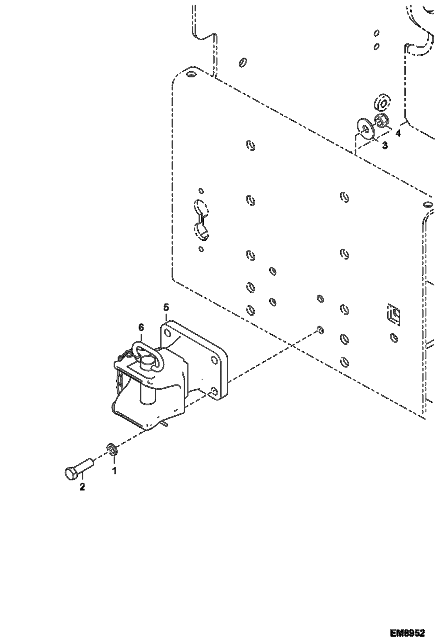 Схема запчастей Bobcat T35100SL - CRAMER HOOK ACCESSORIES & OPTIONS