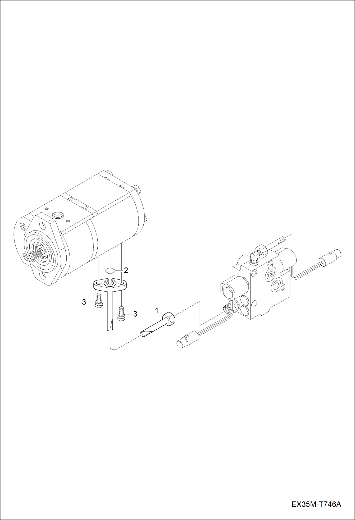 Схема запчастей Bobcat CT335 - PTO HYDRAULIC TUBE GROUP HYDRAULIC SYSTEM