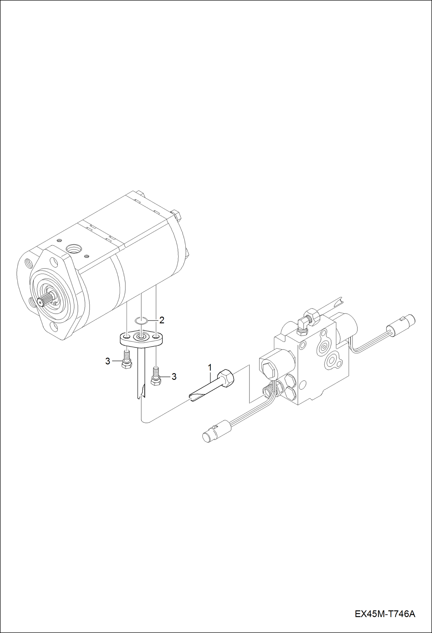 Схема запчастей Bobcat CT445 - PTO HYDRAULIC TUBE GROUP HYDRAULIC SYSTEM