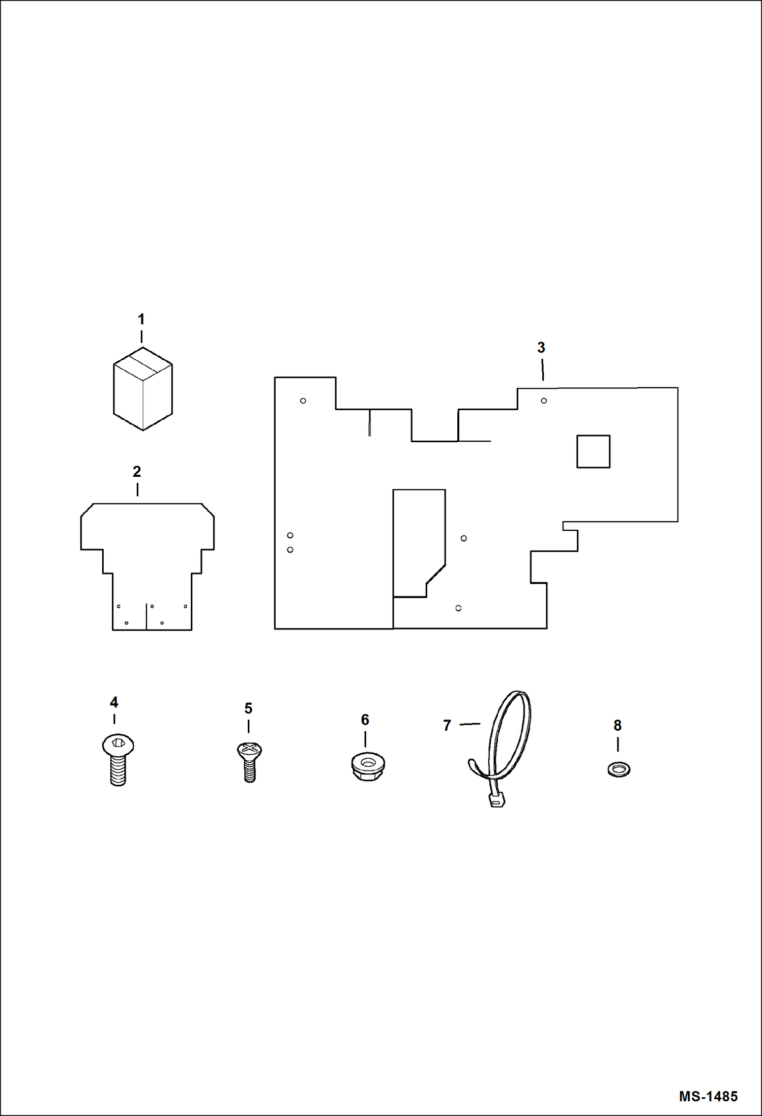 Схема запчастей Bobcat 2200 - DASH LINER KIT ACCESSORIES & OPTIONS