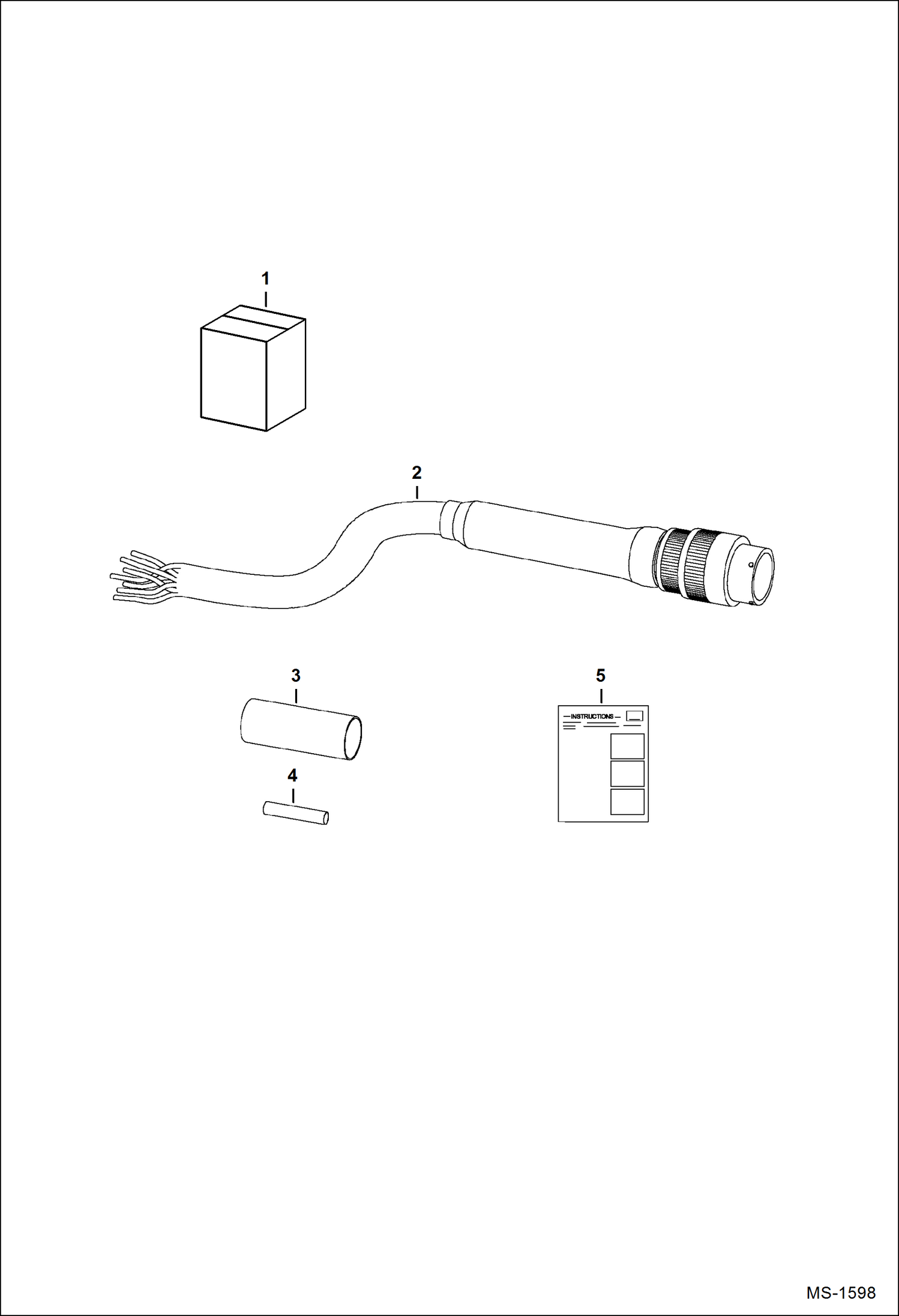 Схема запчастей Bobcat ATTACHMENT CONTROL KITS - ATTACHMENT HARNESS REPAIR KIT (7-Pin Attachment Side) Loader