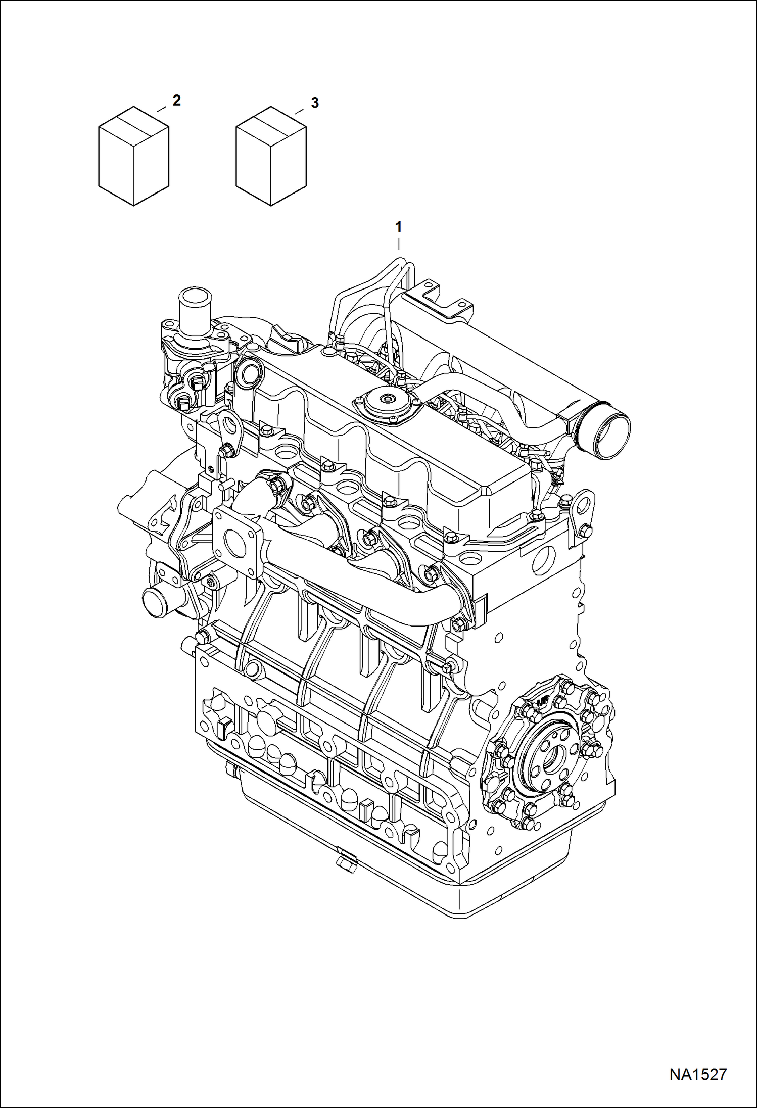 Схема запчастей Bobcat 331 - ENGINE & GASKET KITS POWER UNIT