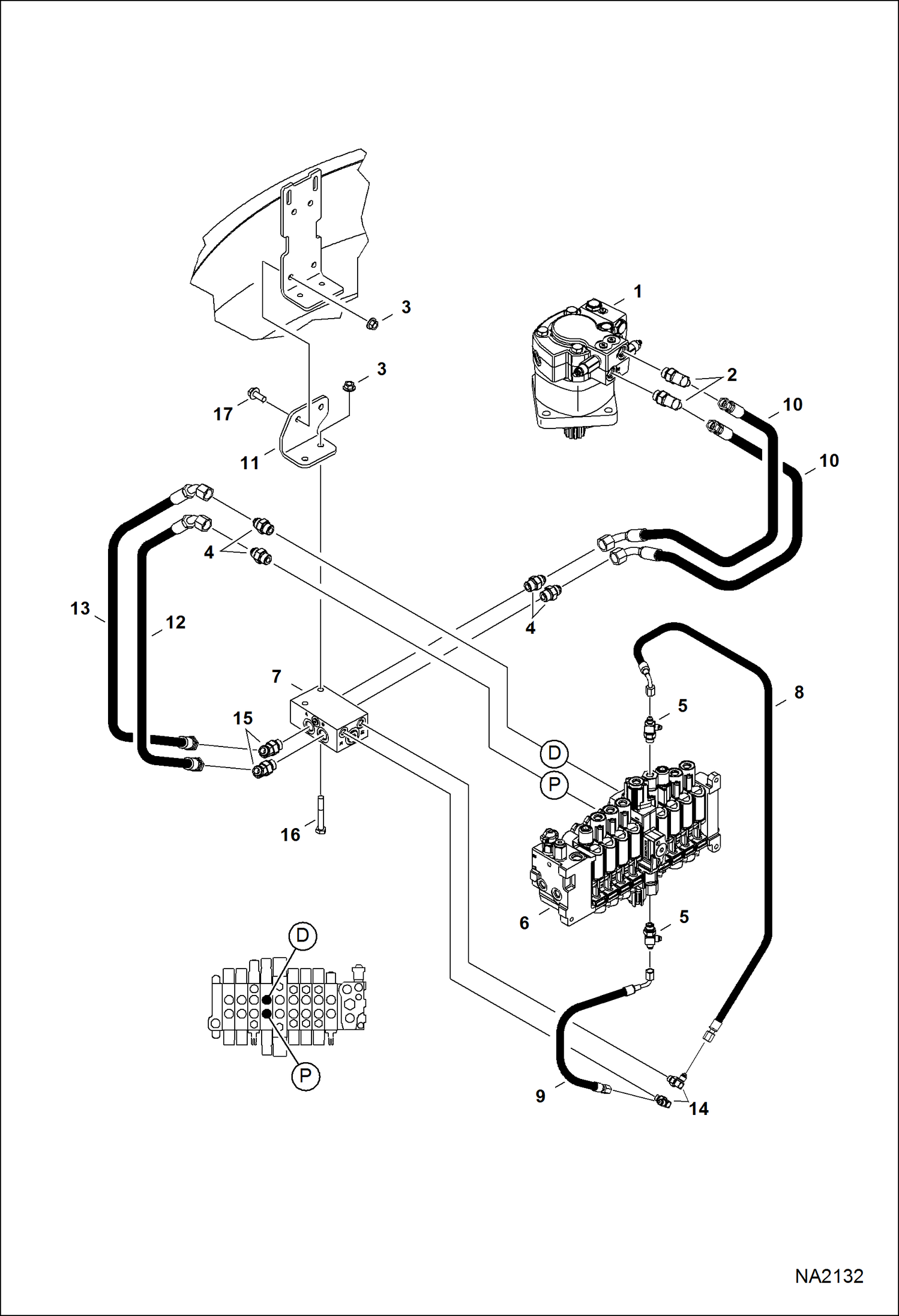 Схема запчастей Bobcat 425 - EUROPEAN ACCESSORIES (Slew Lock) ACCESSORIES & OPTIONS