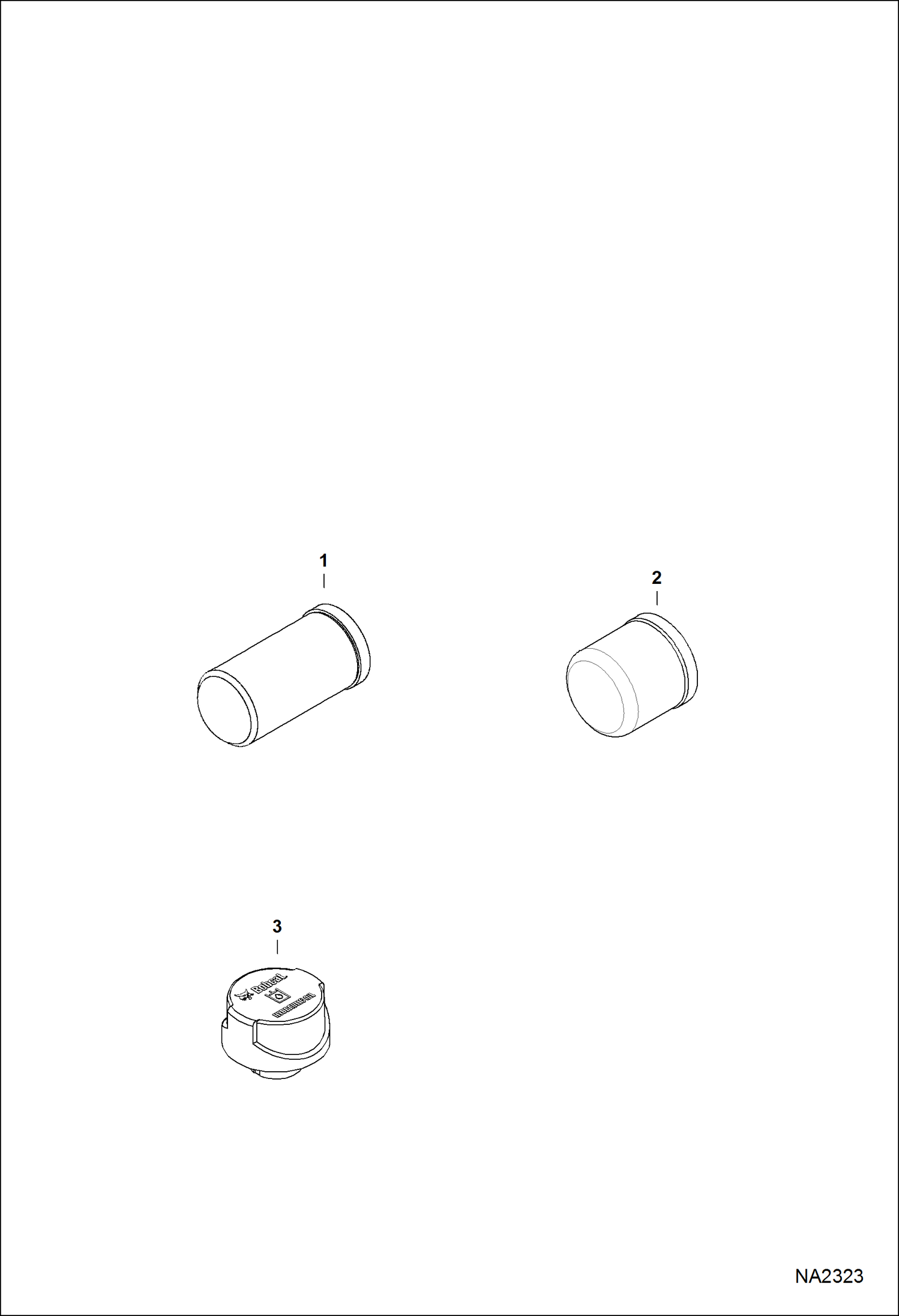 Схема запчастей Bobcat E25 - SCHEDULED MAINTENANCE ITEMS (Every 500 Hours) MAINTENANCE ITEMS