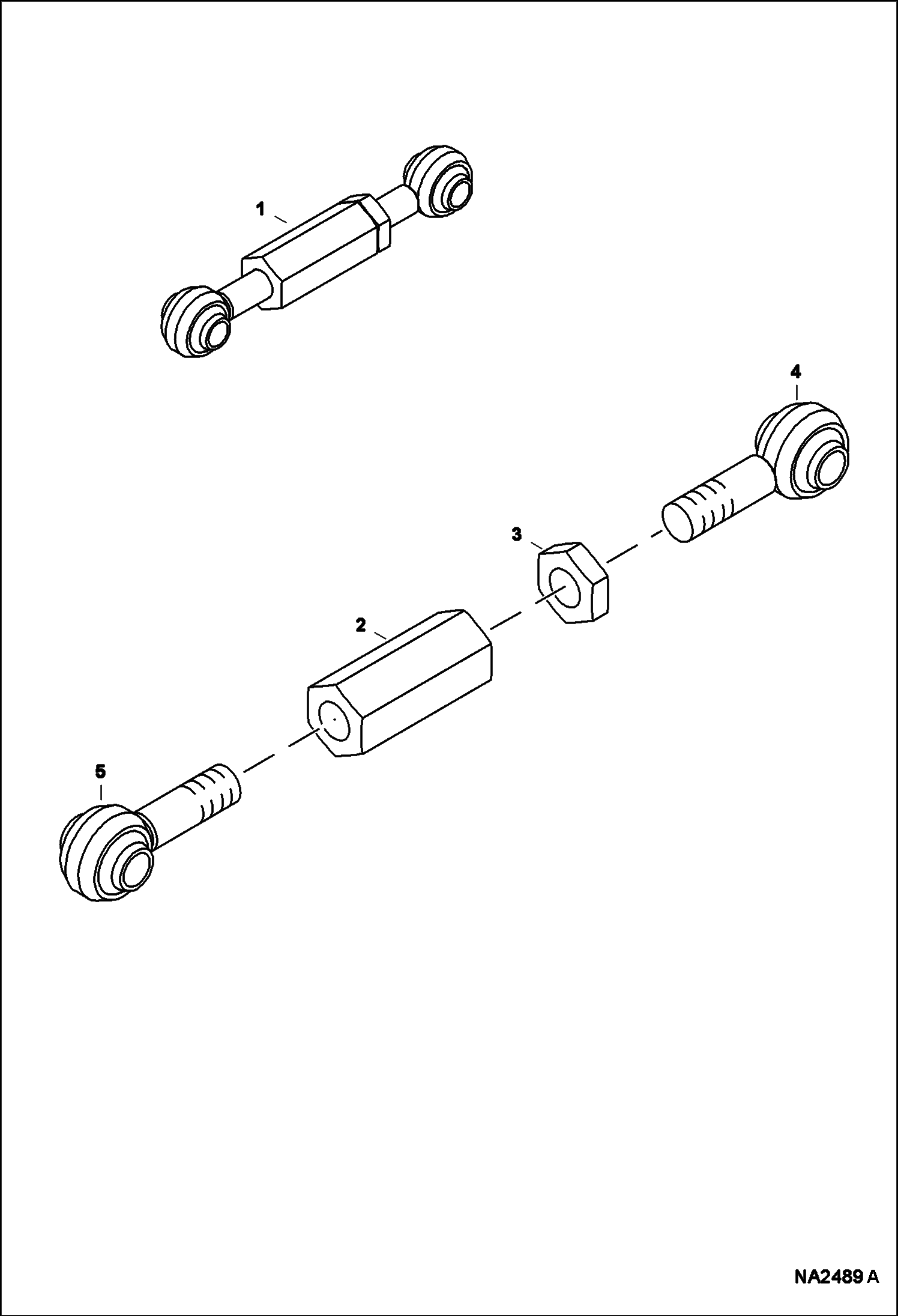 Схема запчастей Bobcat SNOW BLADE - SNOW BLADE (Pitch Link) Компактные тракторы