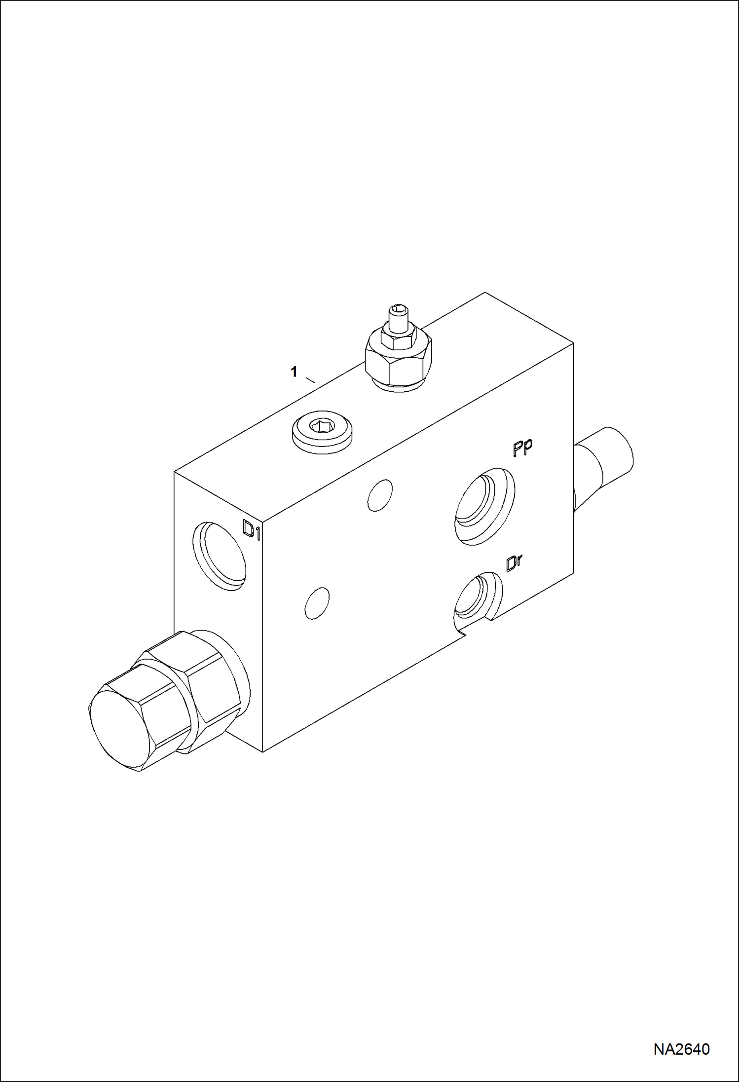 Схема запчастей Bobcat E42 - LOAD HOLD (Boom) (Valve) ACCESSORIES & OPTIONS