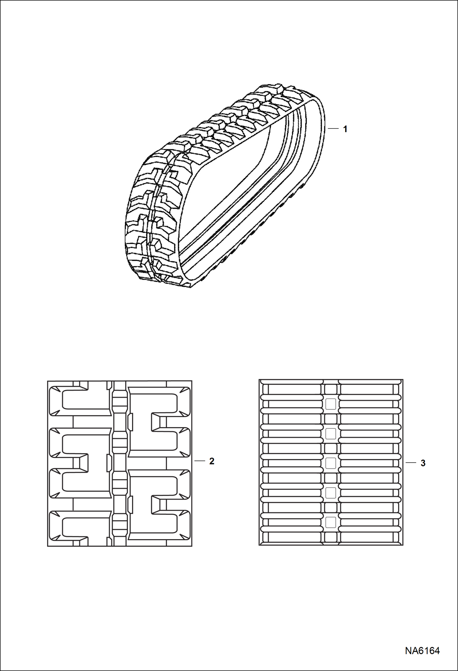 Схема запчастей Bobcat Mini Tracks Loaders - TRACKS (Rubber) ACCESSORIES & OPTIONS