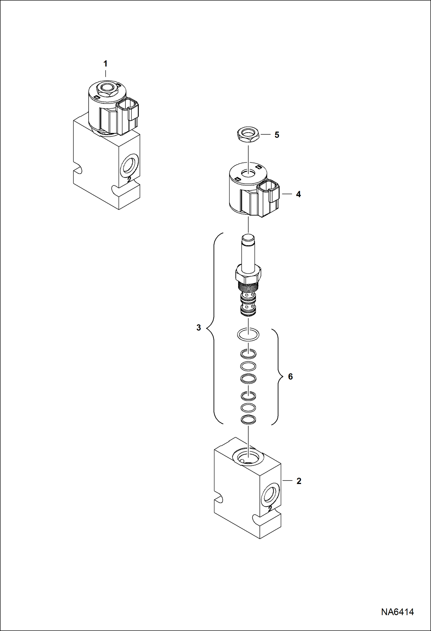 Схема запчастей Bobcat PLANERS - PLANER (Diverter Valve) (18 2316) (18PLA AKS2) (24 2317) (24PLA AJN7) Loader