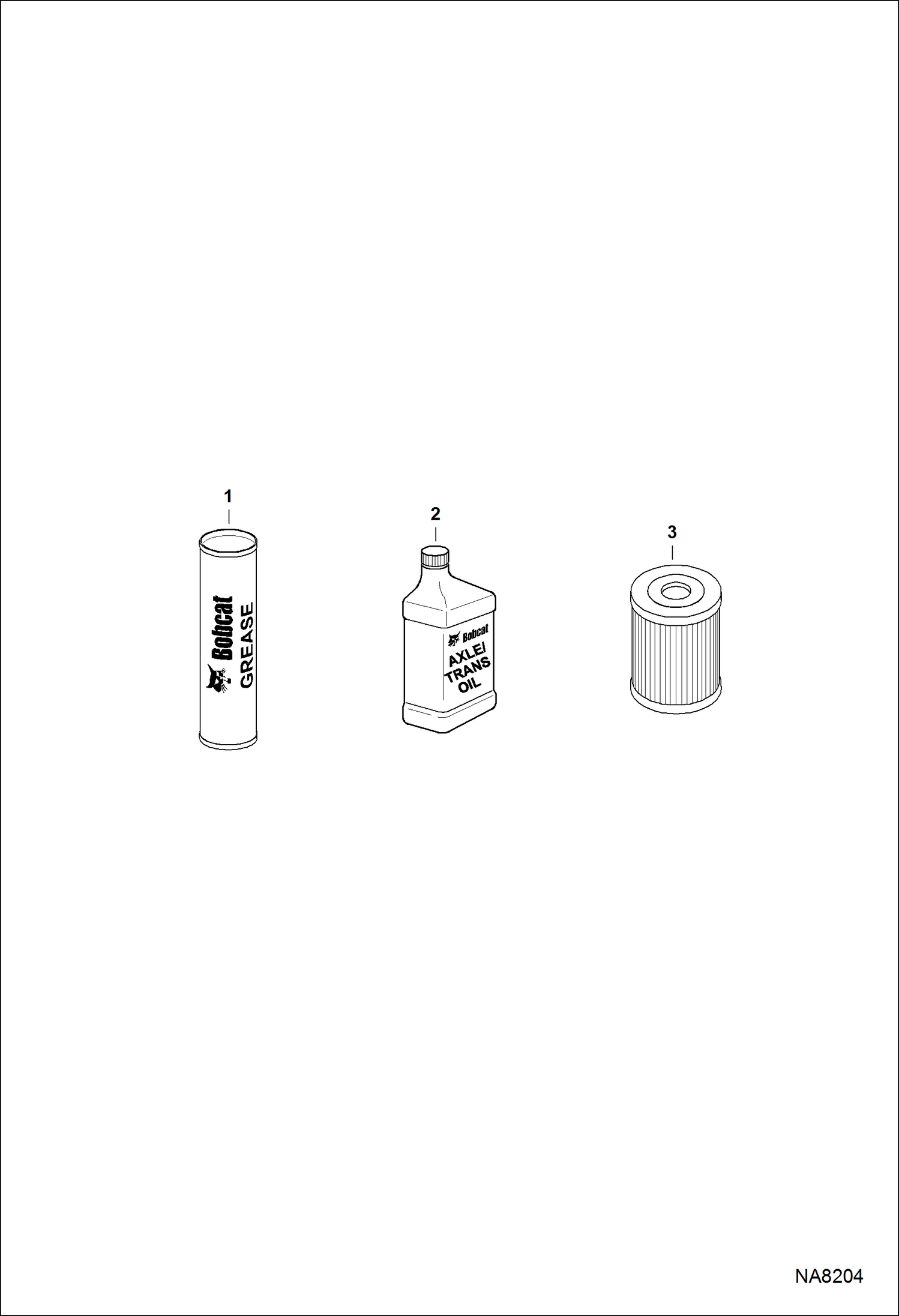 Схема запчастей Bobcat E85 - SCHEDULED MAINTENANCE ITEMS (Every 1000 Hours Or Every 12 Months) MAINTENANCE ITEMS