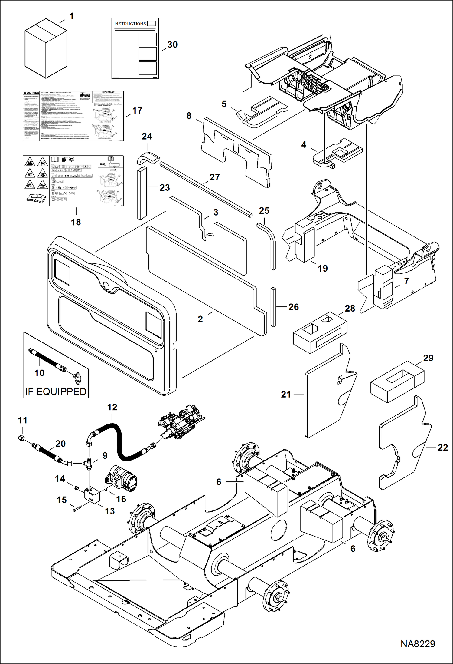 Схема запчастей Bobcat S-Series - SOUND/NOISE REDUCTION KIT ACCESSORIES & OPTIONS