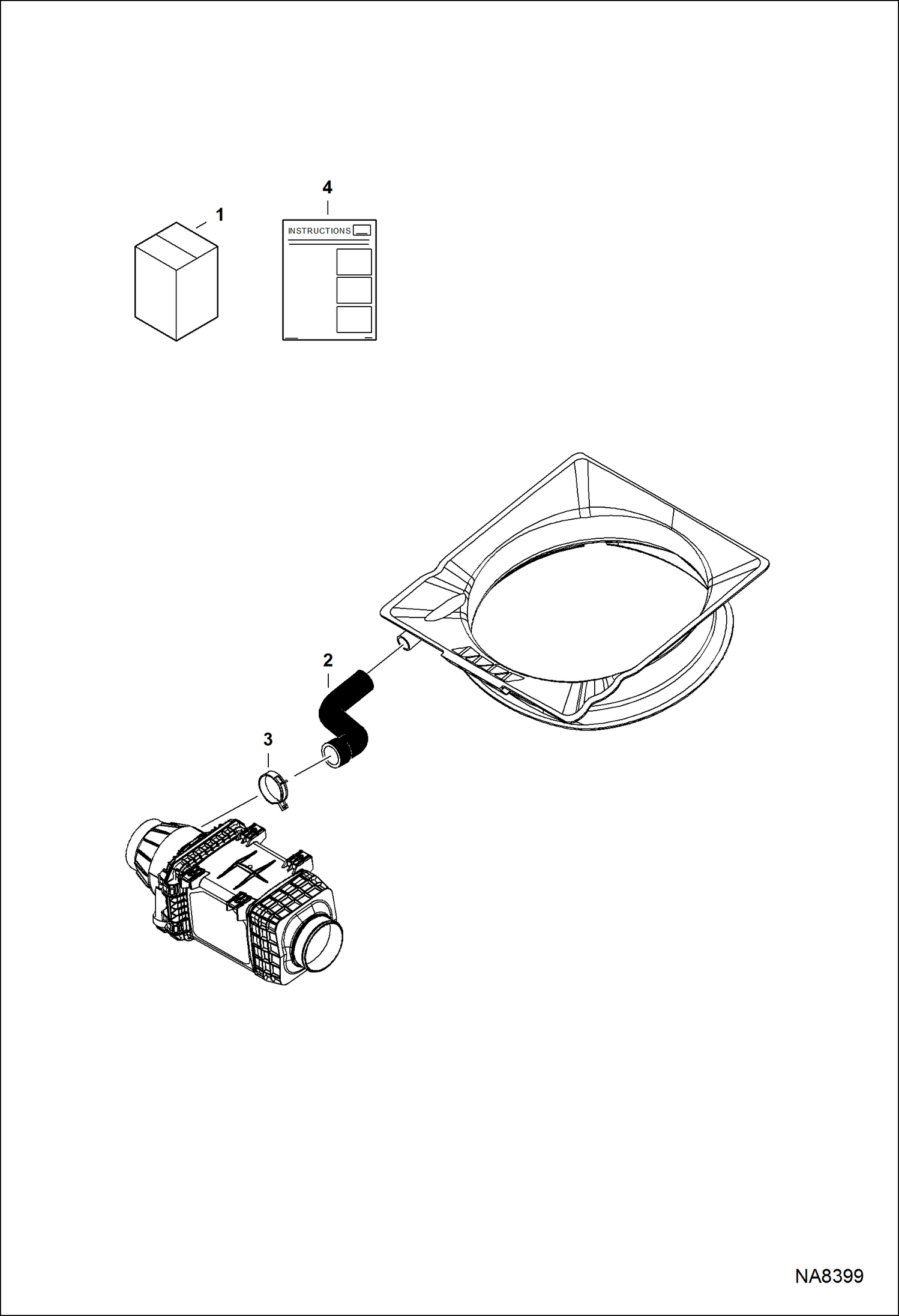 Схема запчастей Bobcat S-Series - ASPIRATION KIT ACCESSORIES & OPTIONS