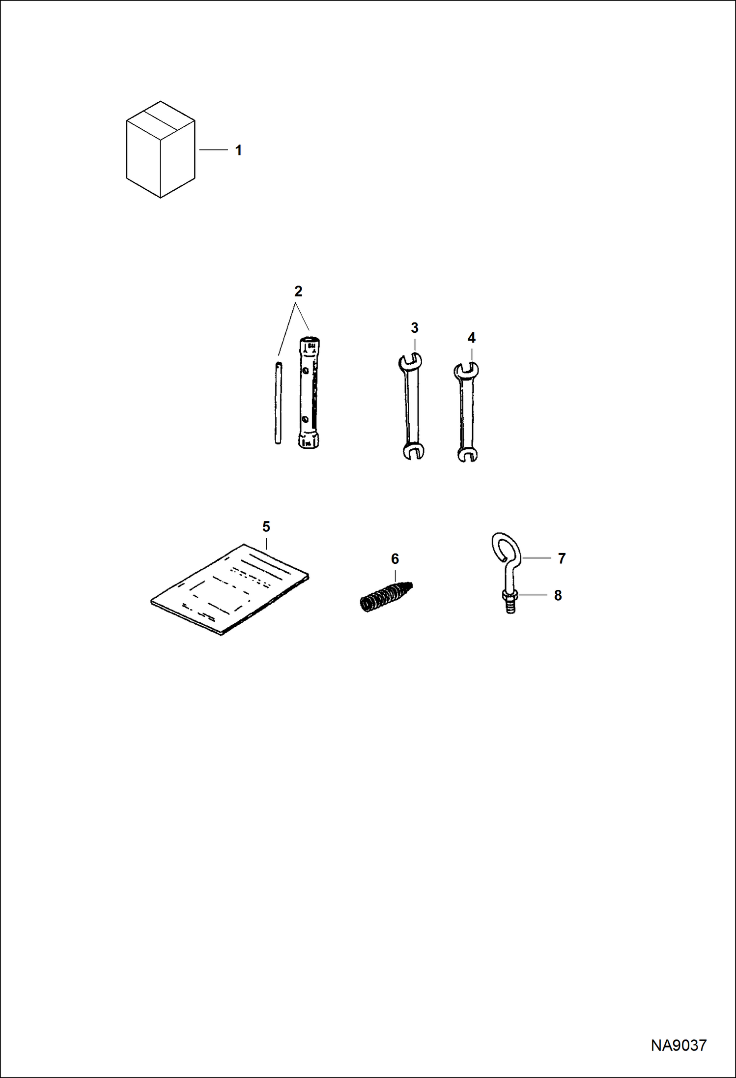 Схема запчастей Bobcat DOUBLE DRUM ROLLER - ENGINE (Kits) POWER UNIT