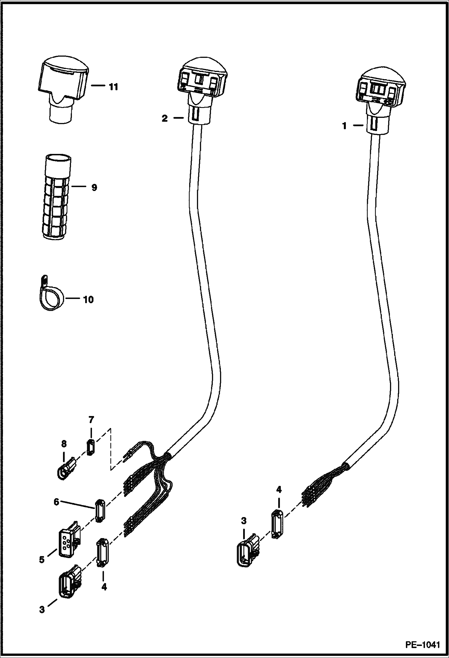 Схема запчастей Bobcat T-Series - CONTROLS ELECTRICAL ELECTRICAL SYSTEM