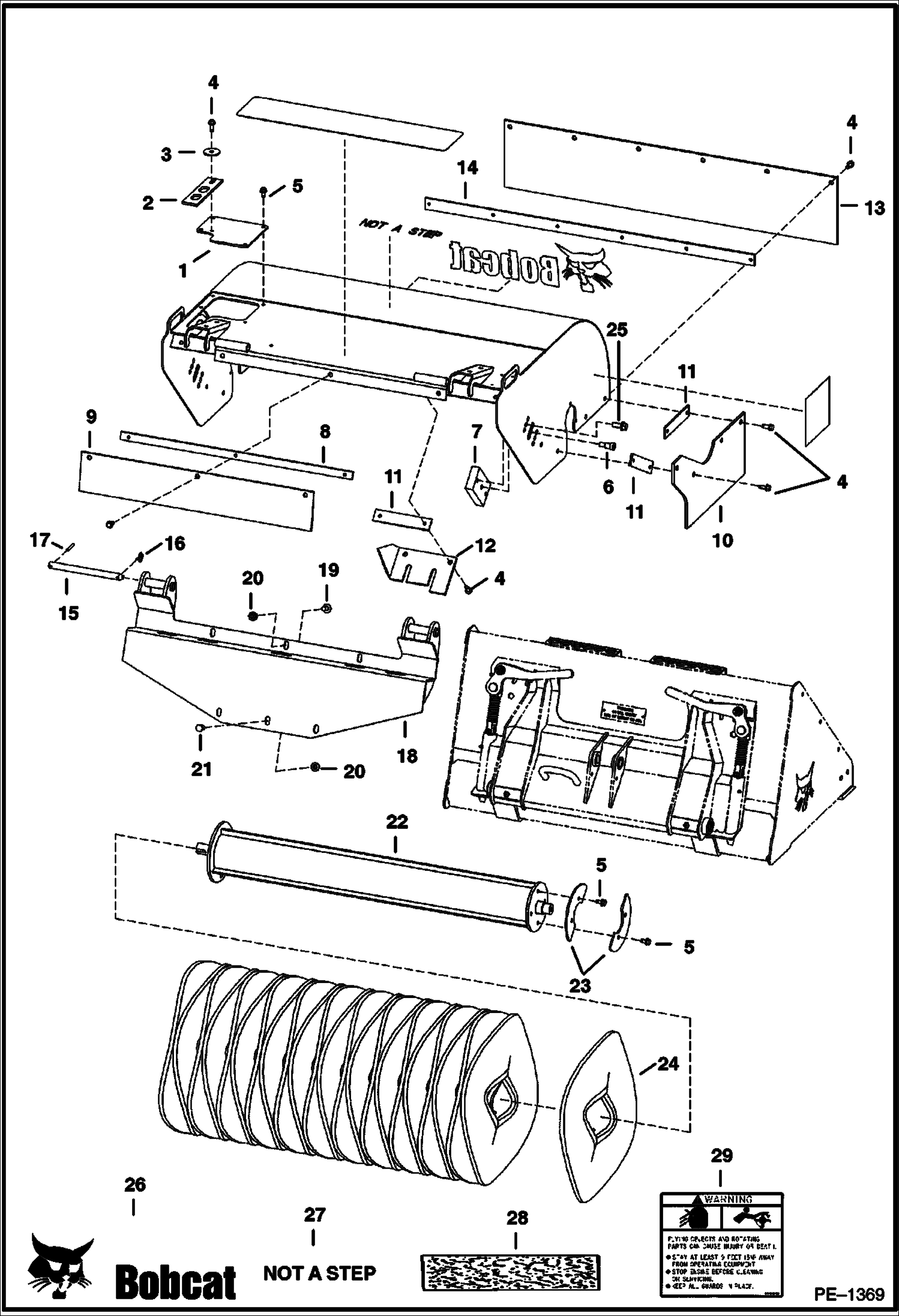 Схема запчастей Bobcat SWEEPER - SWEEPER (463) (44 9846) Loader