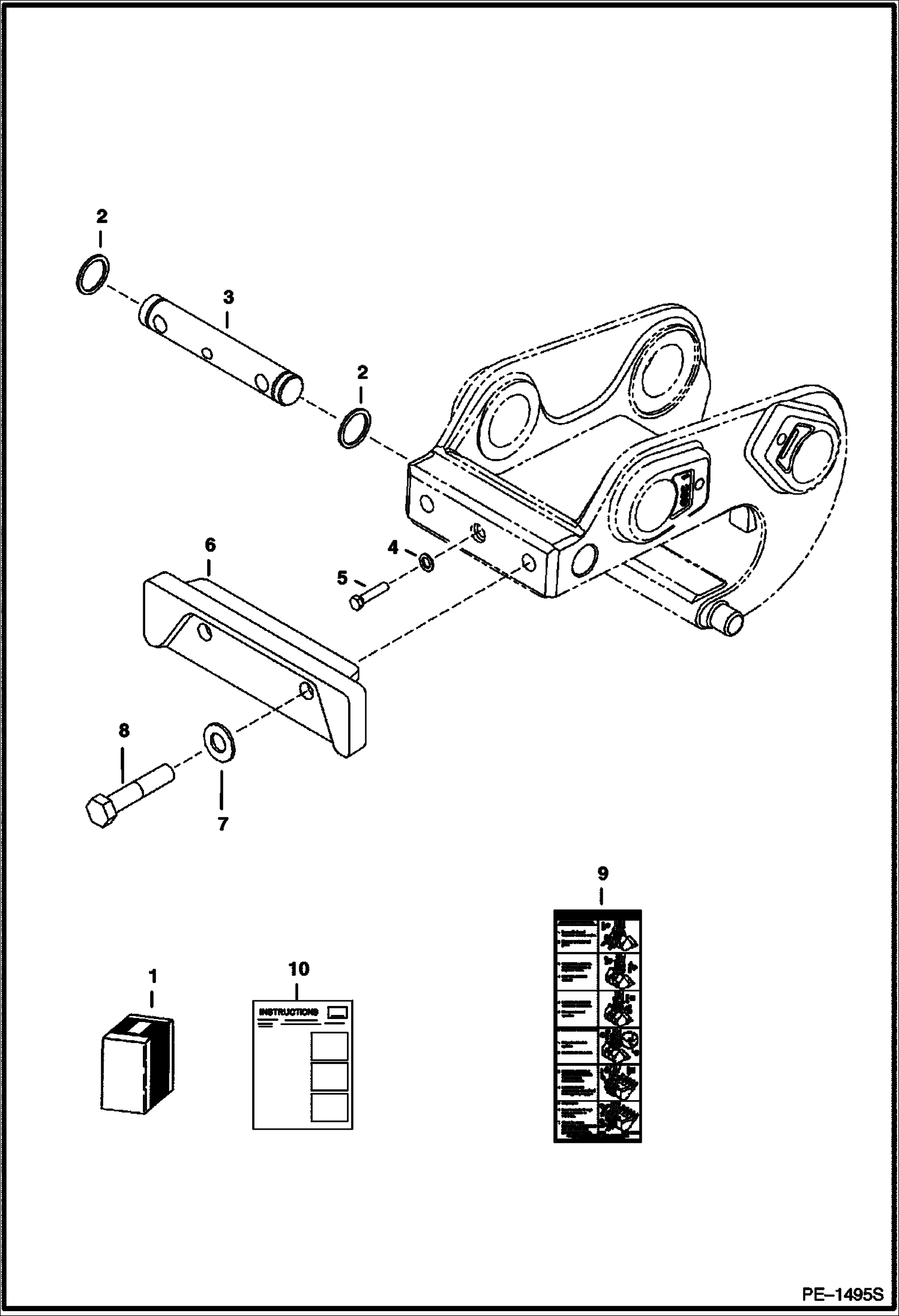 Схема запчастей Bobcat 430 - X-CHANGE (Bolt-On) ACCESSORIES & OPTIONS