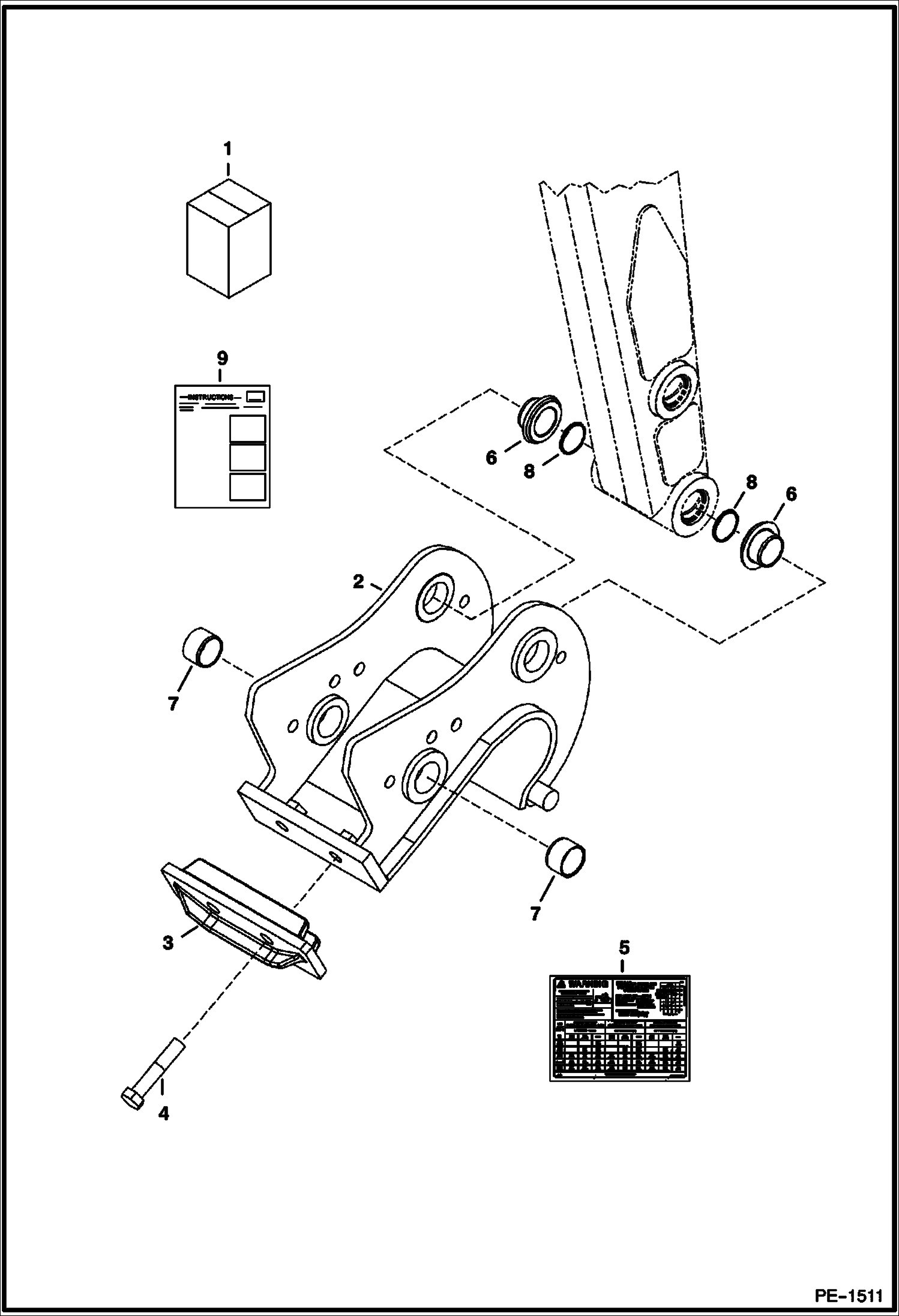 Схема запчастей Bobcat 430 - X-CHANGE (Bolt-On) ACCESSORIES & OPTIONS