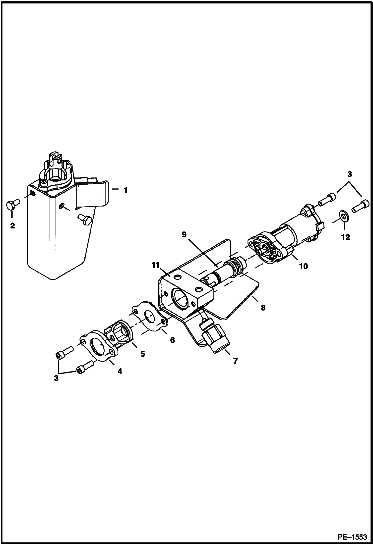 Схема запчастей Bobcat T-Series - CONTROLS ELECTRICAL (ACS) (Foot Pedal Assembly) ELECTRICAL SYSTEM