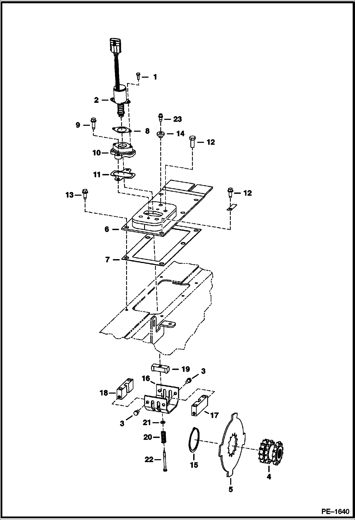 Схема запчастей Bobcat 400s - BRAKES DRIVE TRAIN