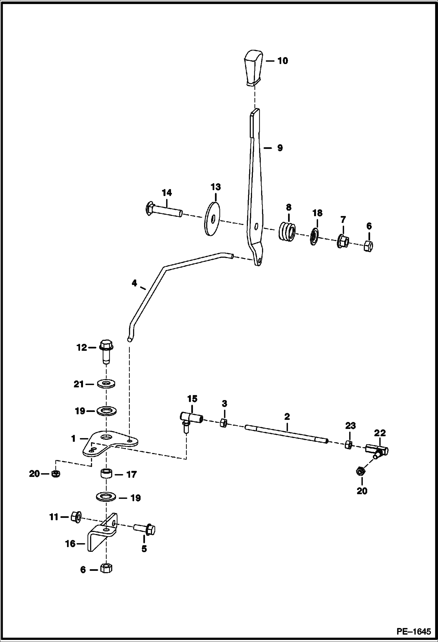 Схема запчастей Bobcat S-Series - THROTTLE POWER UNIT