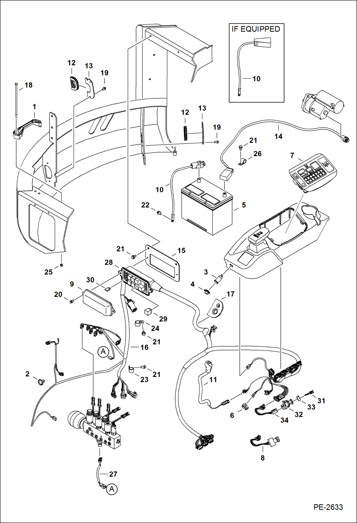 Схема запчастей Bobcat 430 - ELECTRICAL (R.H. Console) ELECTRICAL SYSTEM