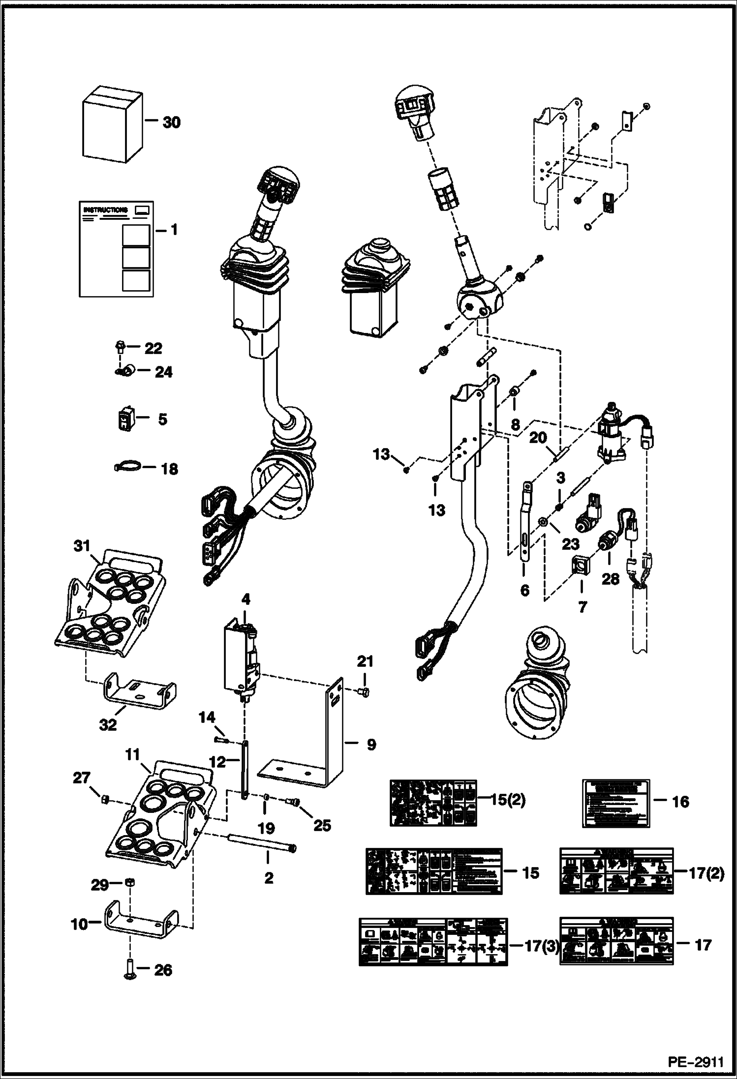 Схема запчастей Bobcat T-Series - ACS CONVERSION KIT ACCESSORIES & OPTIONS