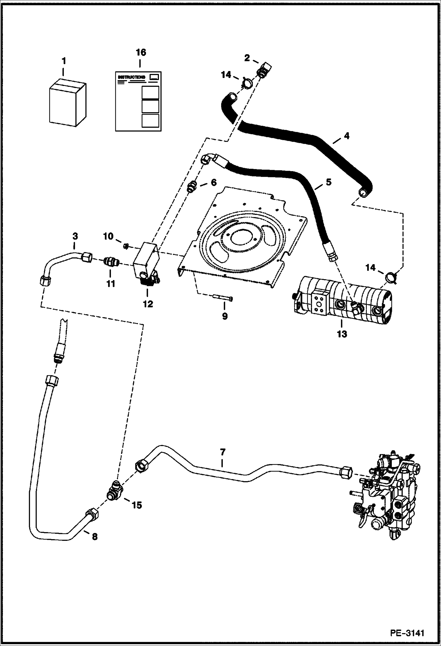 Схема запчастей Bobcat A-Series - COOLING UPGRADE KIT (High Flow) ACCESSORIES & OPTIONS