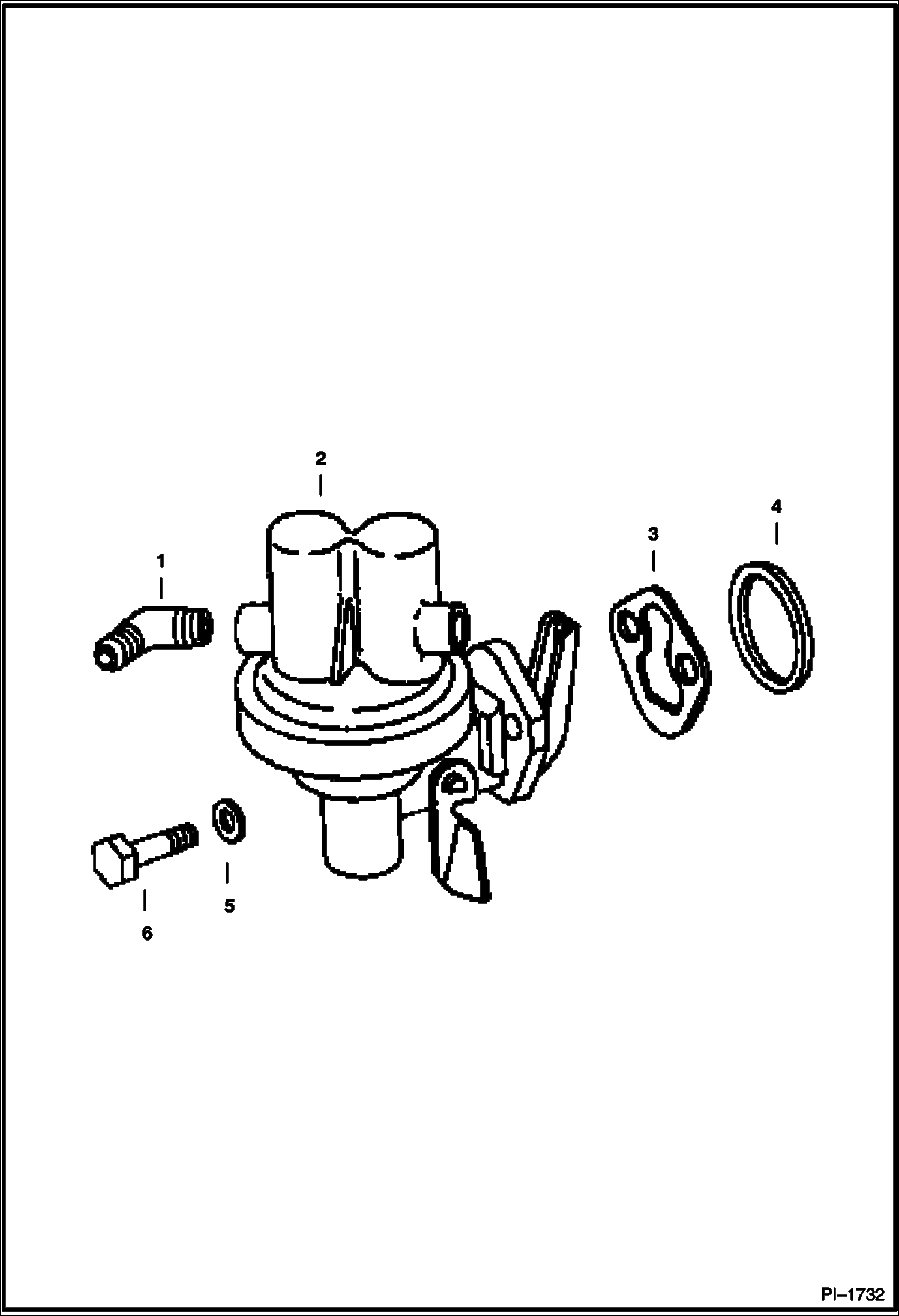Схема запчастей Bobcat 900s - FUEL LIFT PUMP POWER UNIT