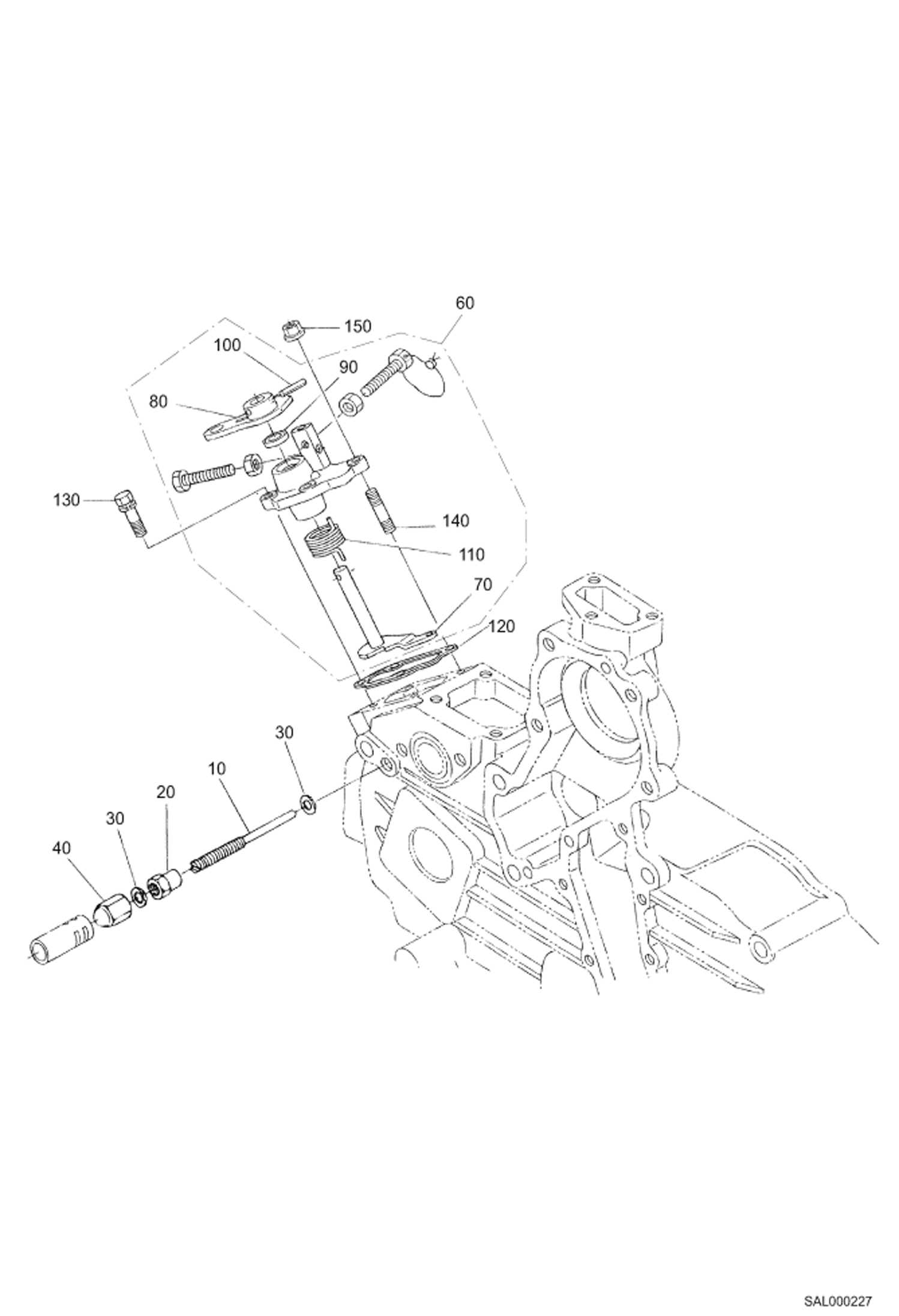 Схема запчастей Bobcat AL275 - SPEED CONTROL PLATE POWER UNIT