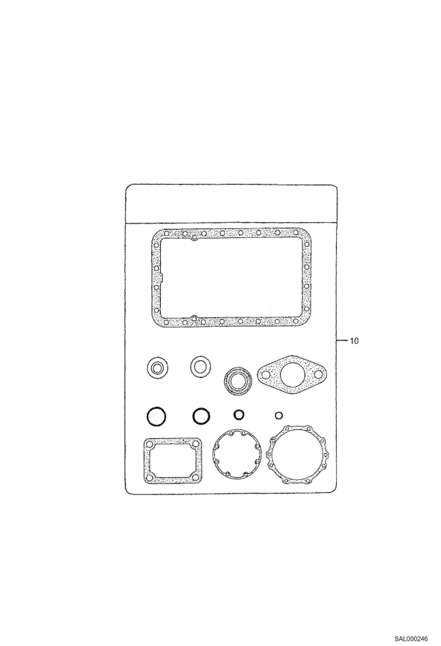 Схема запчастей Bobcat AL275 - GASKET KIT POWER UNIT