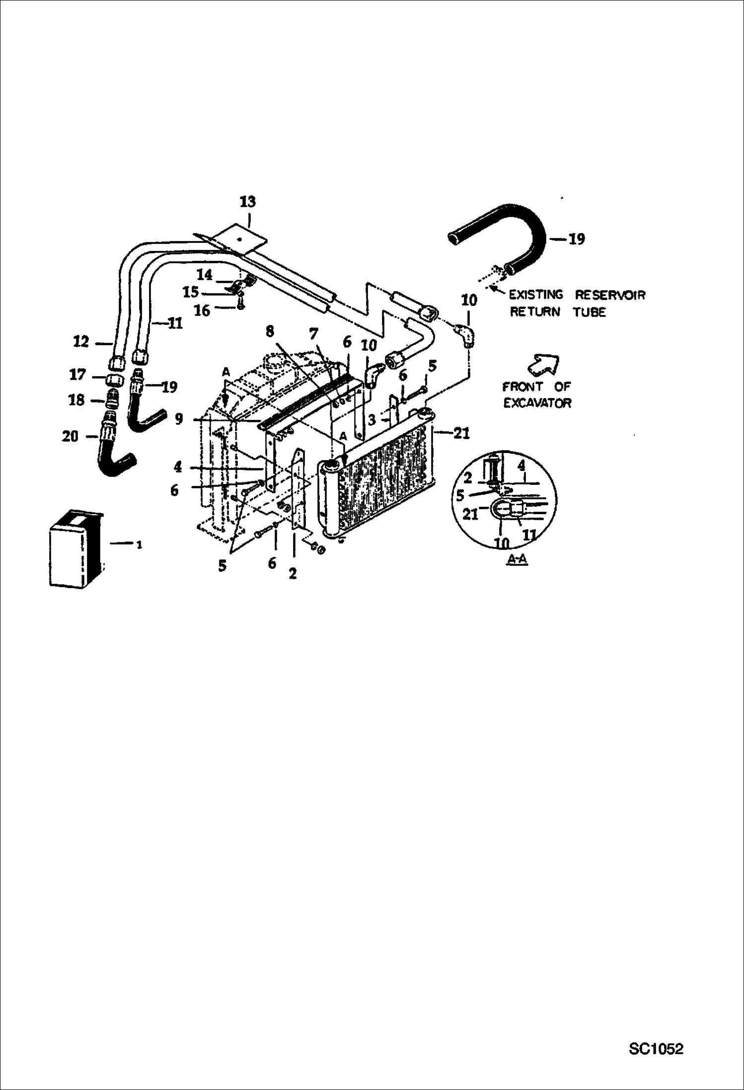 Схема запчастей Bobcat BREAKERS - BREAKER (Cooler) (1250X) (Use on 76 504811001 - 11999) Экскаваторы