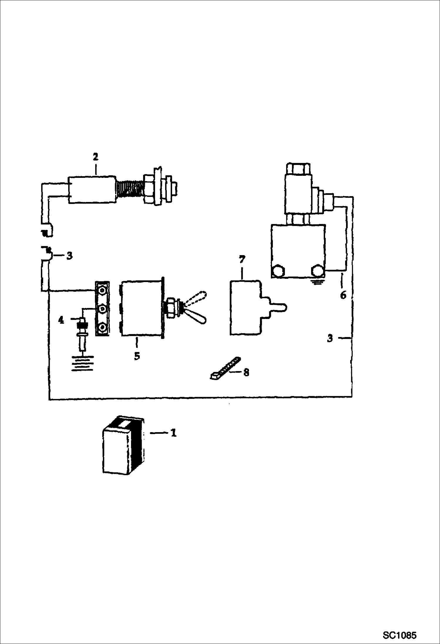 Схема запчастей Bobcat BREAKERS - BREAKER (Electrical Circuitry) (1250X) (Use on 76) Экскаваторы