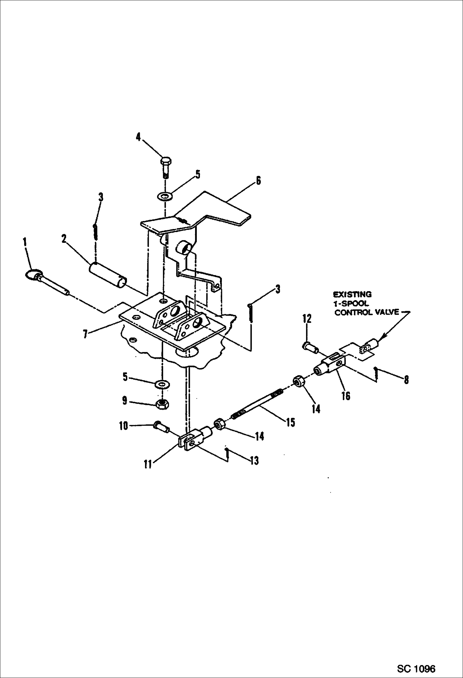 Схема запчастей Bobcat BREAKERS - BREAKER (Control Pedal) (1250X) (Use on 56) Экскаваторы