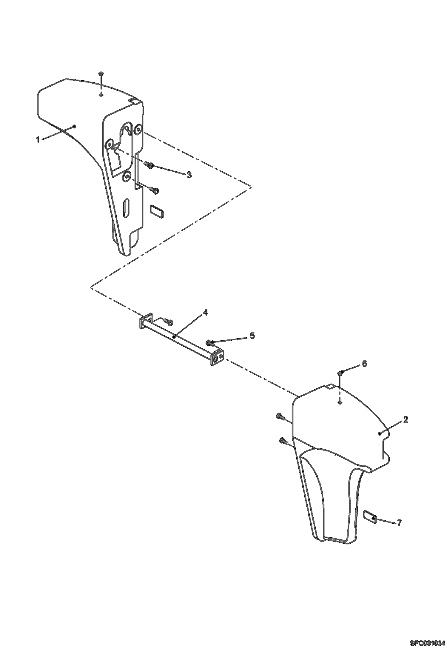 Схема запчастей Bobcat T3571 - COUNTERWEIGHT MAIN FRAME