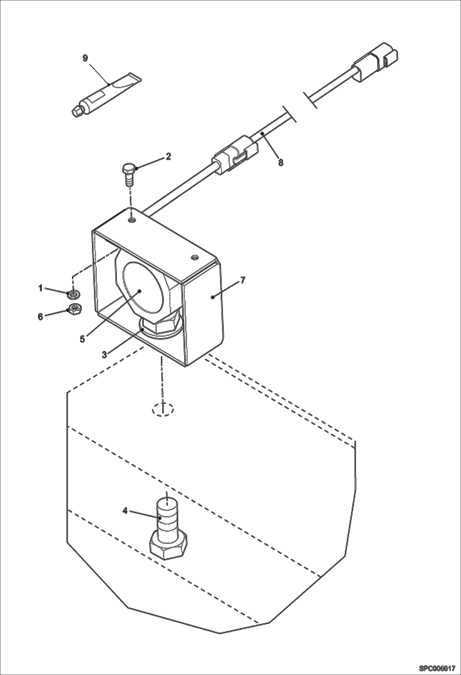Схема запчастей Bobcat VR530C - BACK-UP ALARM (S/N 364912001 & Above, 366112001 & Above) ELECTRICAL SYSTEM