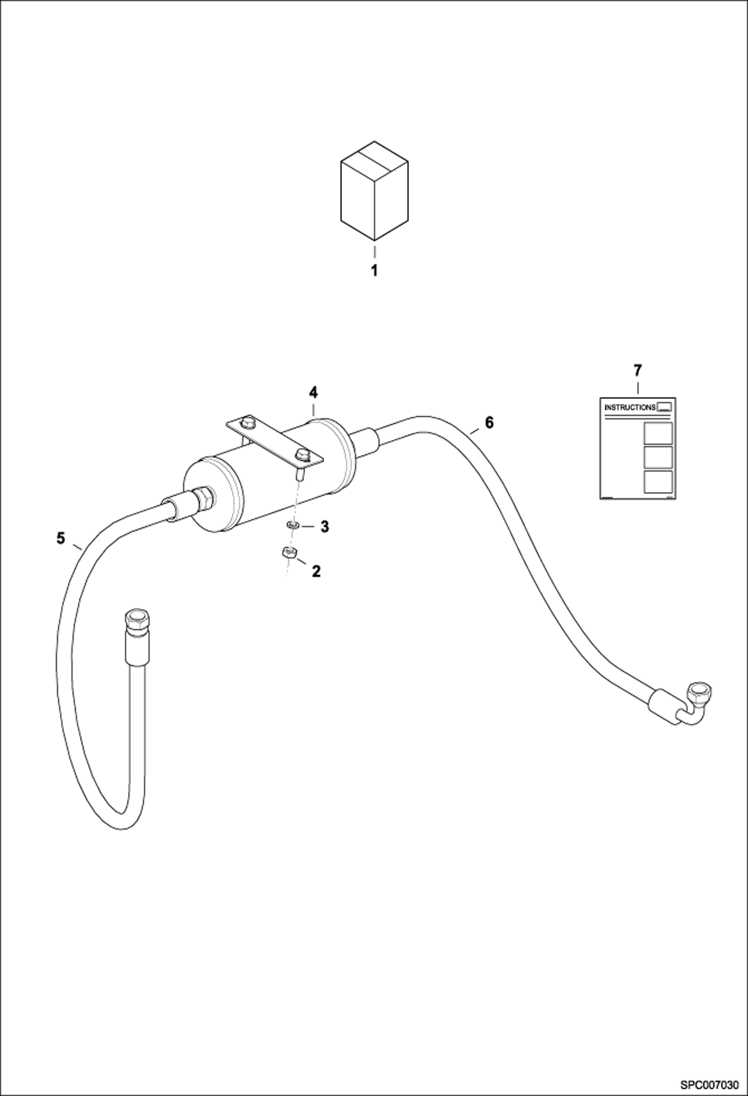 Схема запчастей Bobcat T3571L - DAMPER KIT ACCESSORIES & OPTIONS