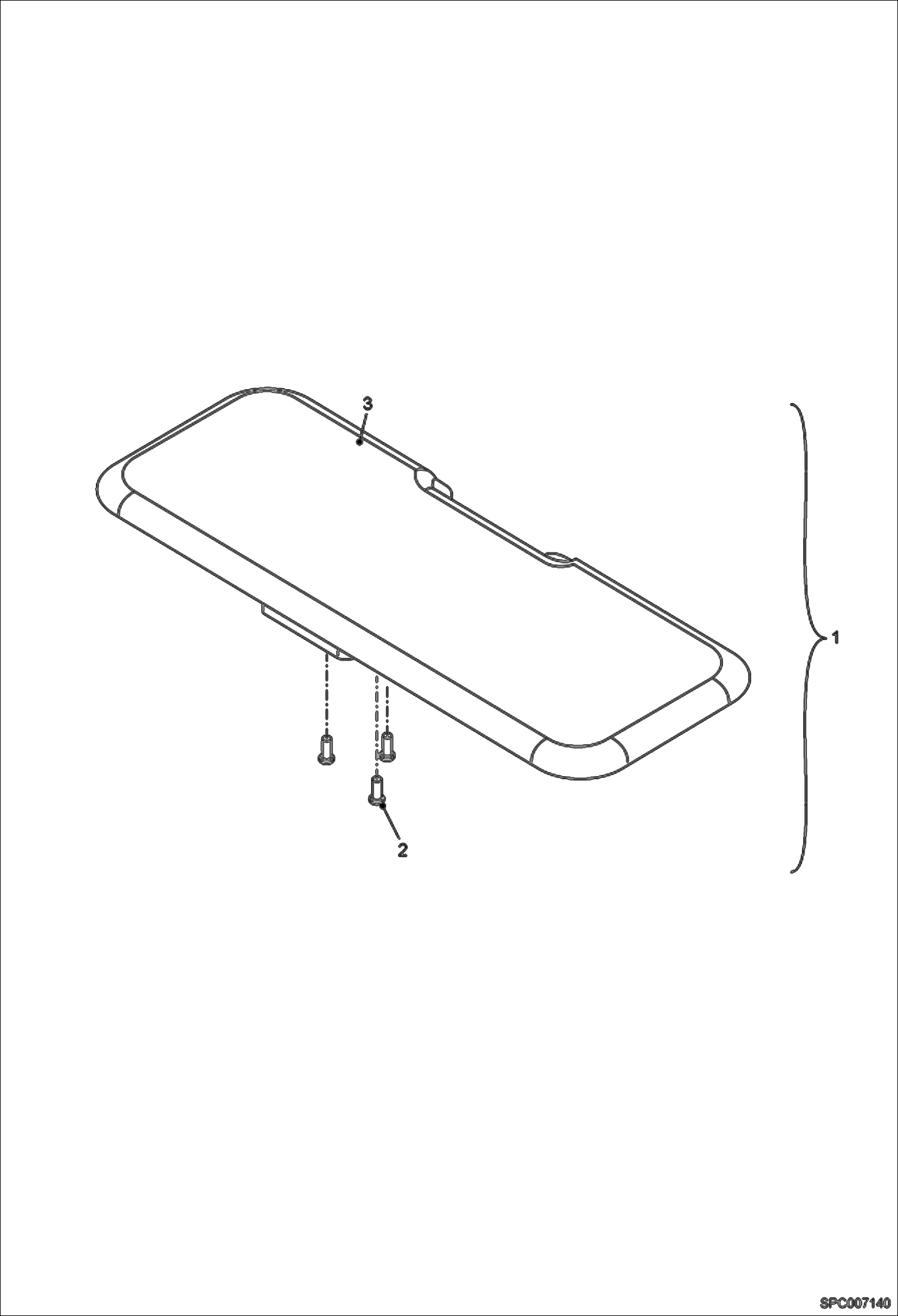 Схема запчастей Bobcat V518 - SUNSCREEN KIT ACCESSORIES & OPTIONS