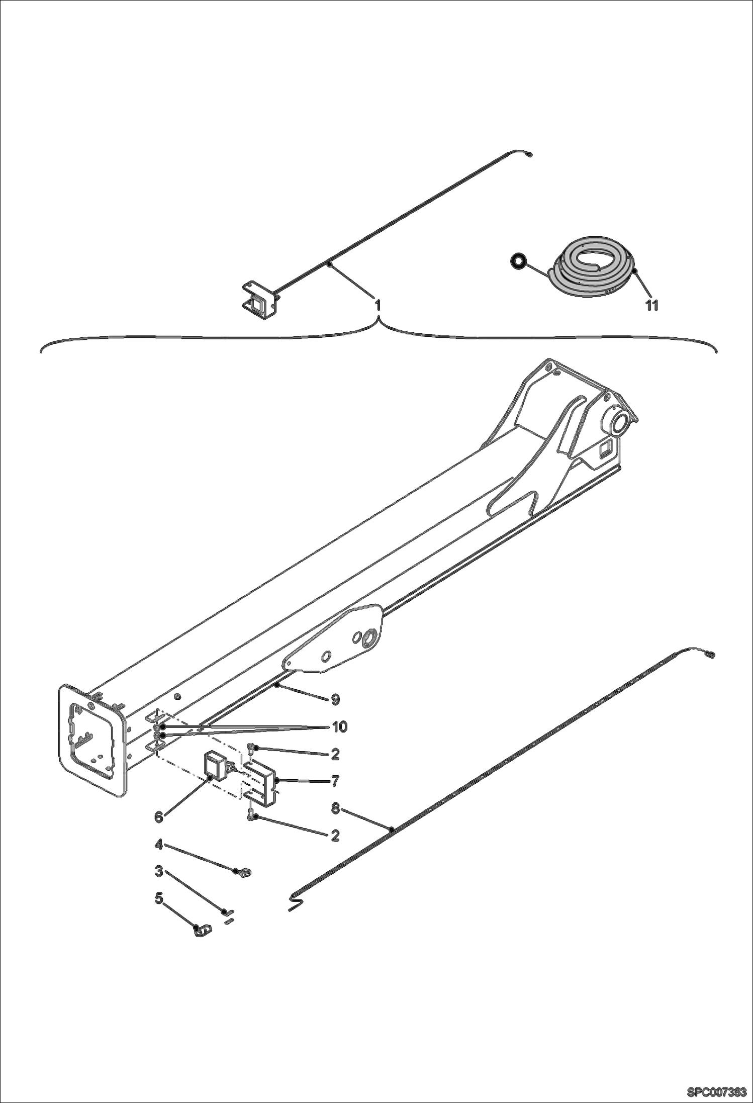 Схема запчастей Bobcat T2556 - WORKING LIGHT ACCESSORIES & OPTIONS