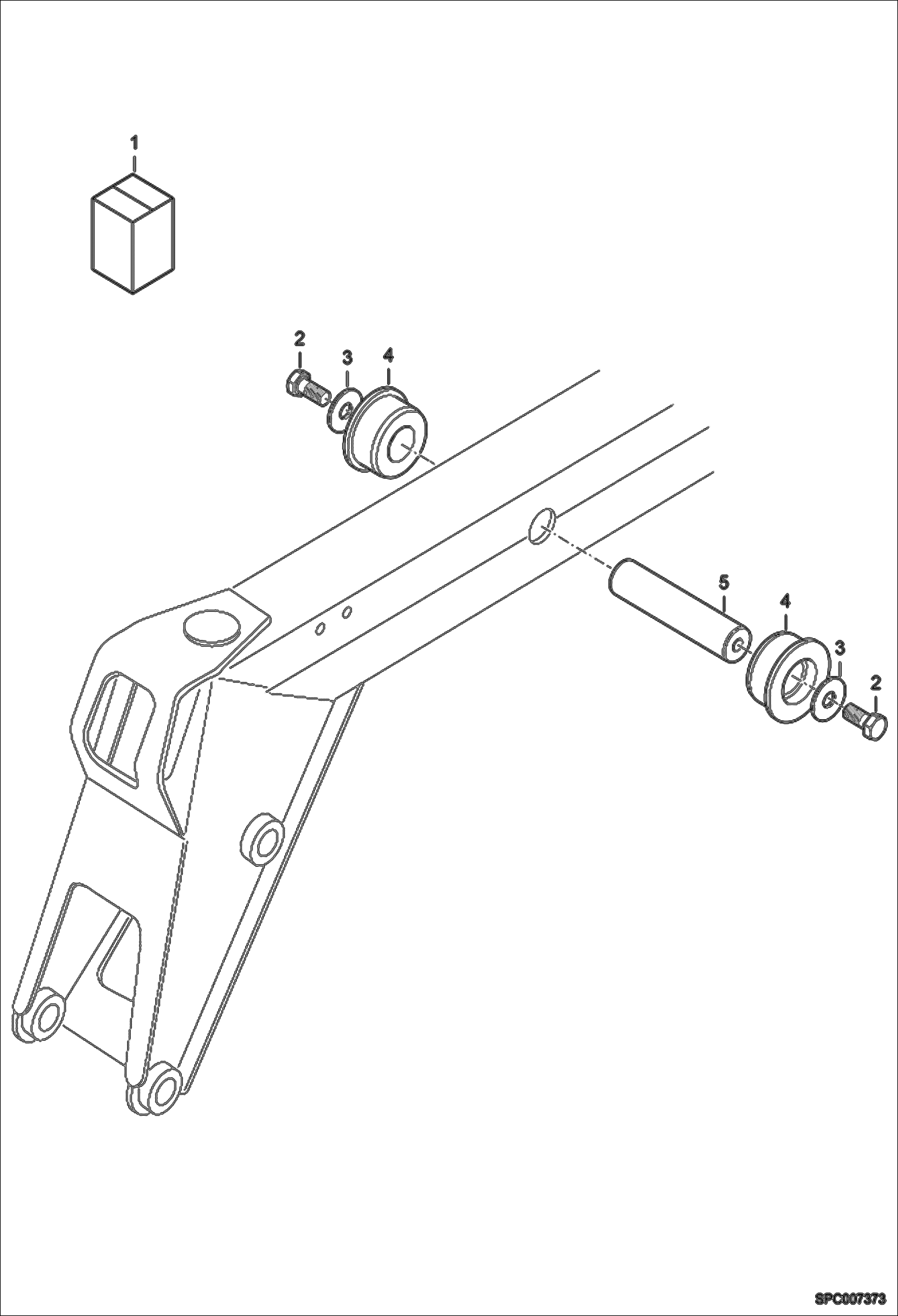 Схема запчастей Bobcat T3571L - TILT CYLINDER AXLE REINFORCEMENT KIT ACCESSORIES & OPTIONS