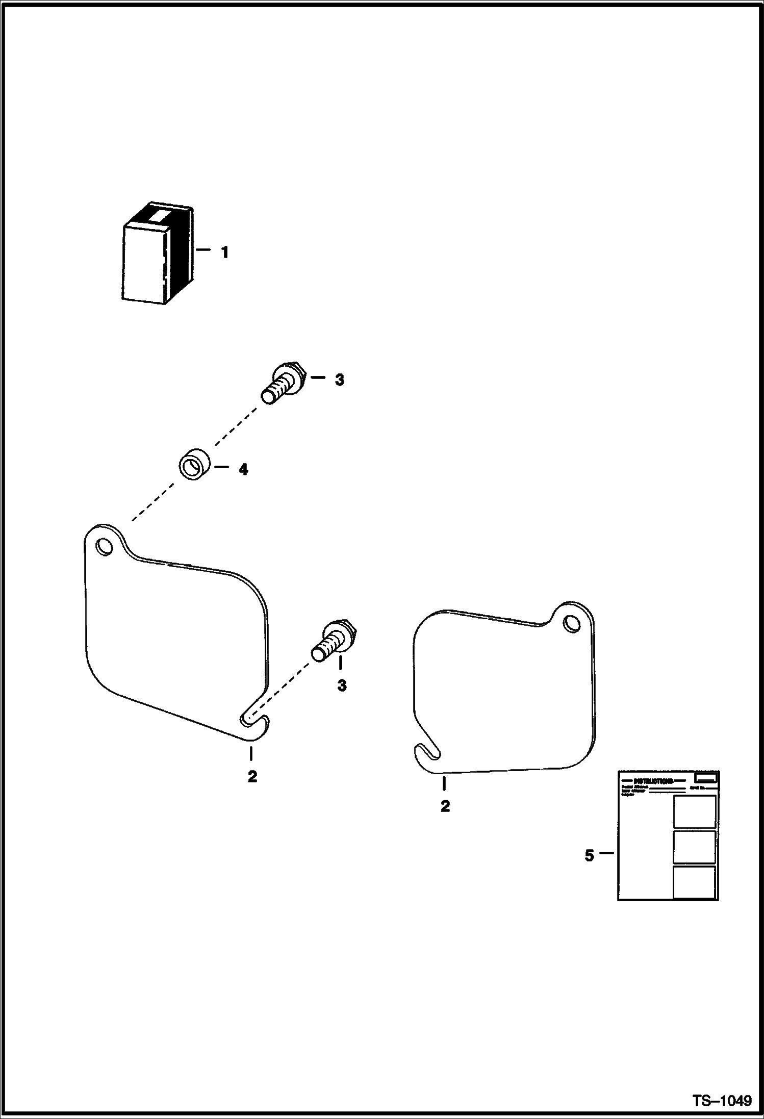 Схема запчастей Bobcat S-Series - ACCESS COVER (Cleanout - Lower Front of Chaincase) ACCESSORIES & OPTIONS